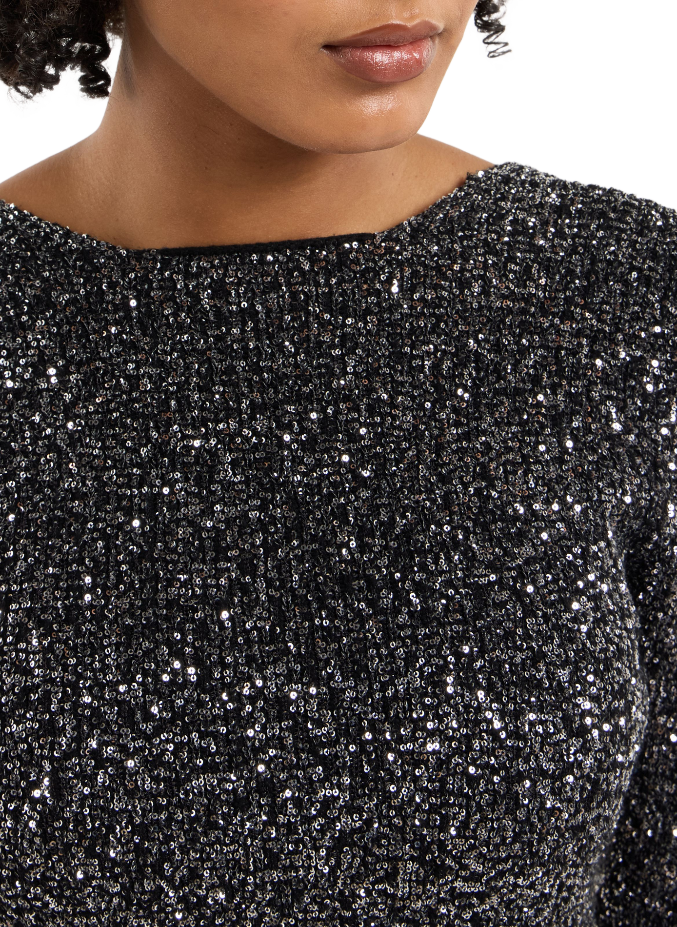 Top with Barim rhinestone embellishments SAISON 1865 Silver