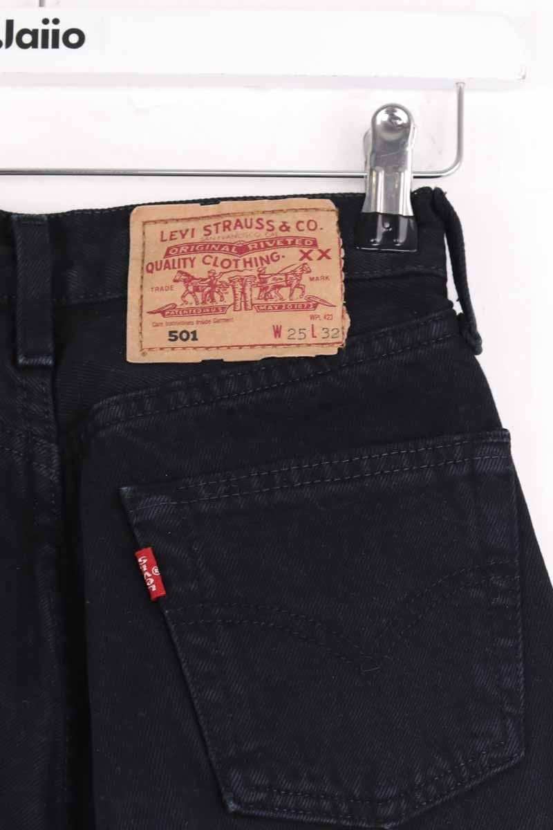Straight leg jeans w25 l32 501 LEVI'S - Seconde main Black