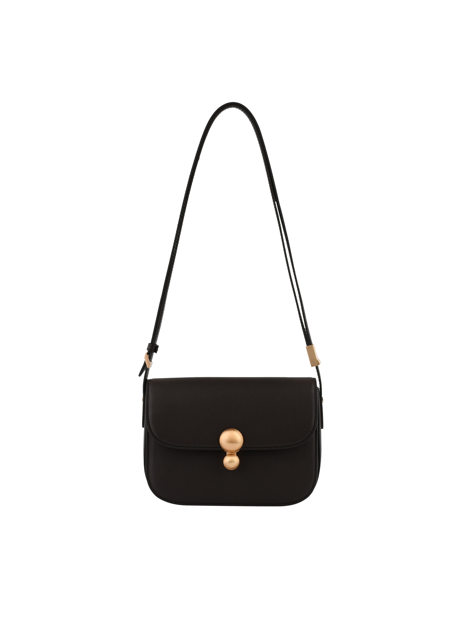 Crossbody bag in cowhide leather POURCHET