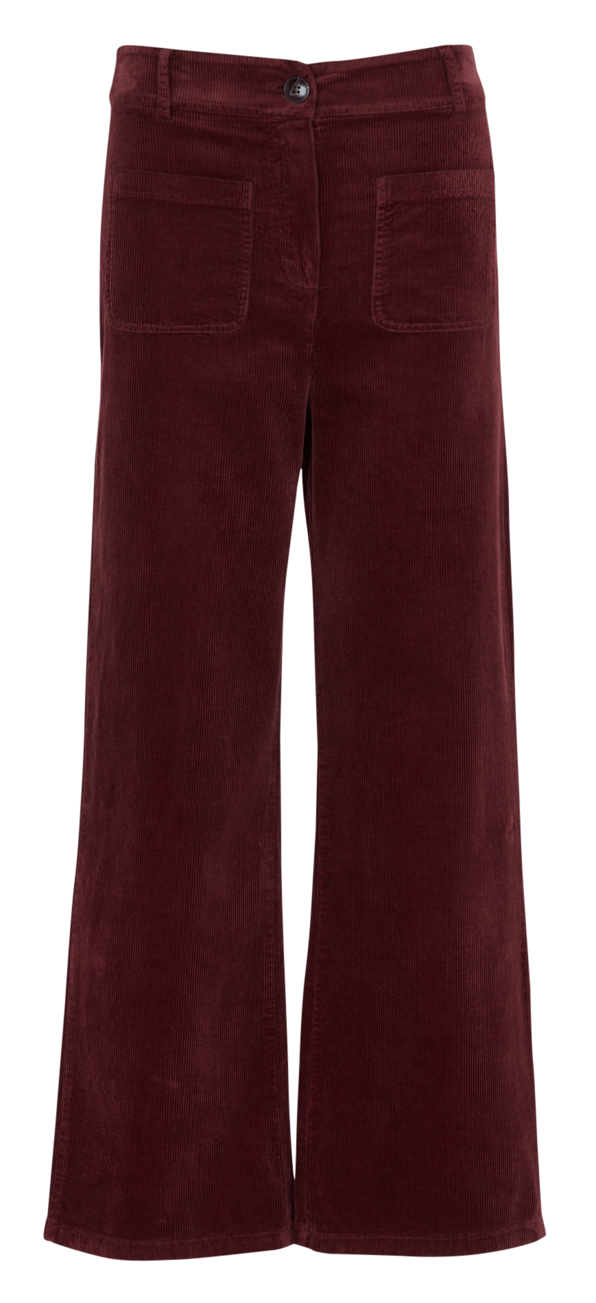 Weite Hose aus Baumwollmix mit hohem Bund LA FEE MARABOUTEE Rot
