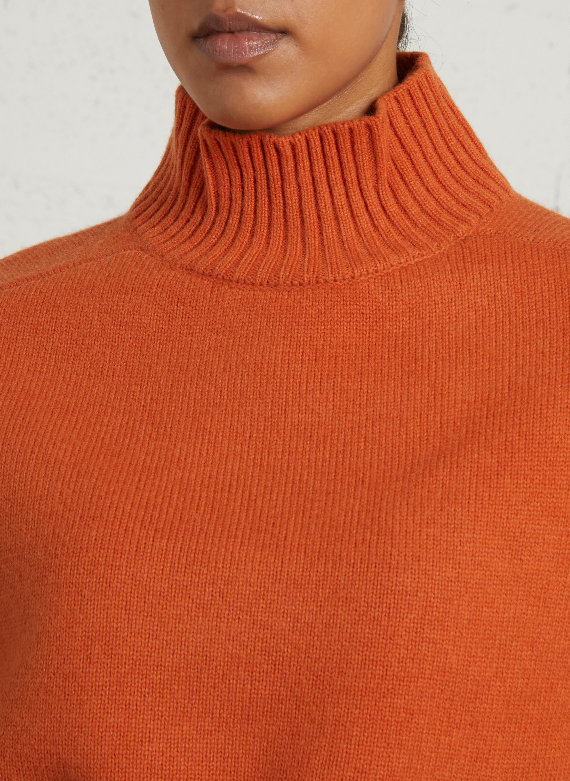 Wool high-neck jumper SUD EXPRESS Orange