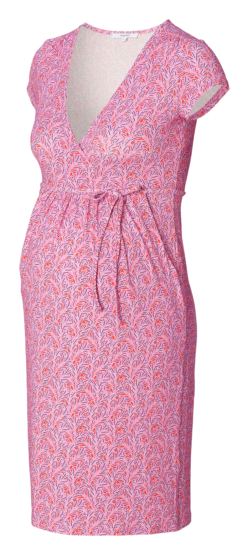 Zwangerschapsjurk met print NOPPIES Roze