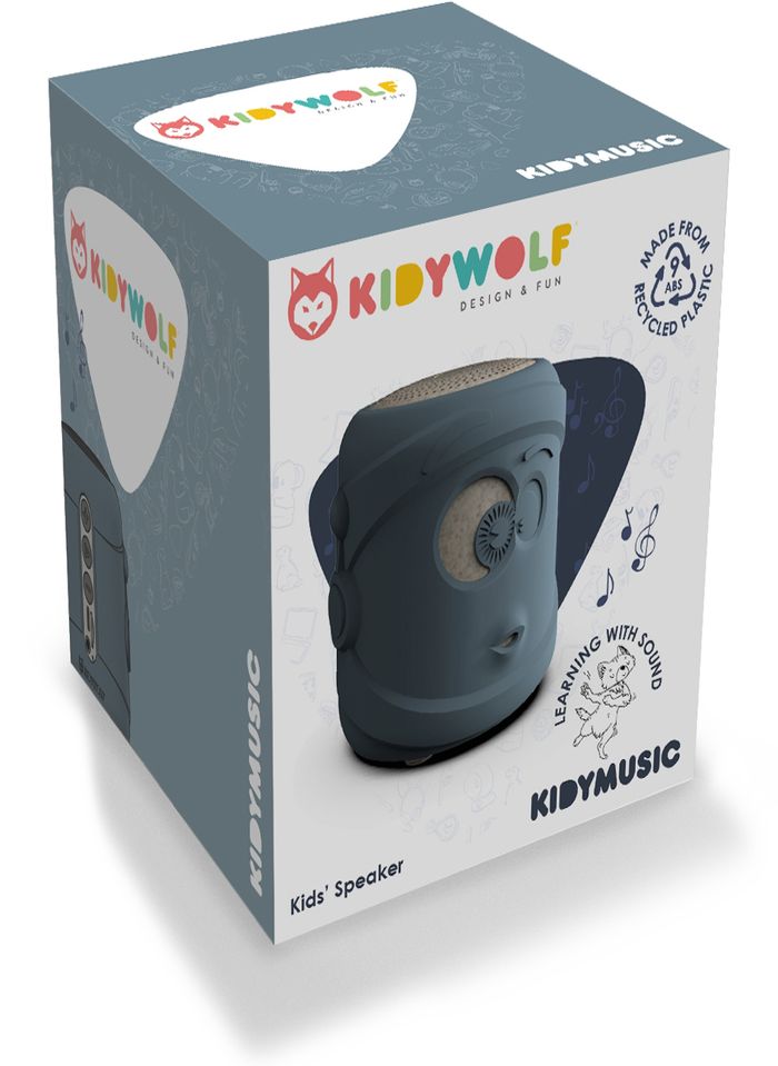 Enceinte Bluetooth Pour Enfant Nova Le Cosmonaute Gris Kidywolf