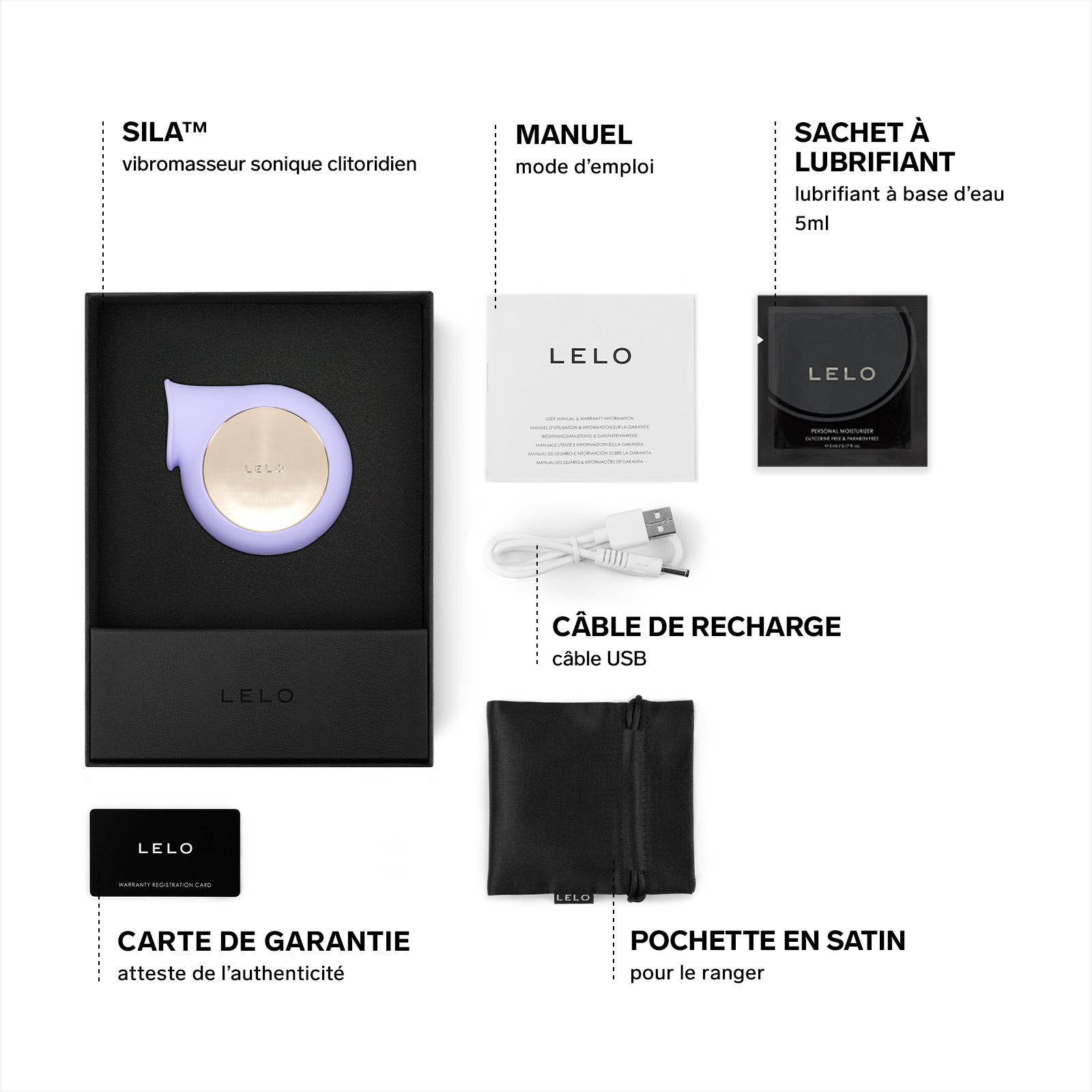 Sonic clitoral stimulator LELO Violet