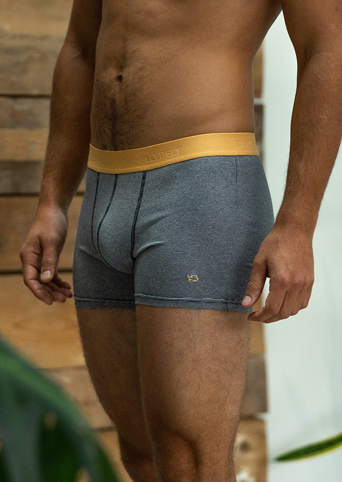 Organic cotton boxers BILLYBELT Blue
