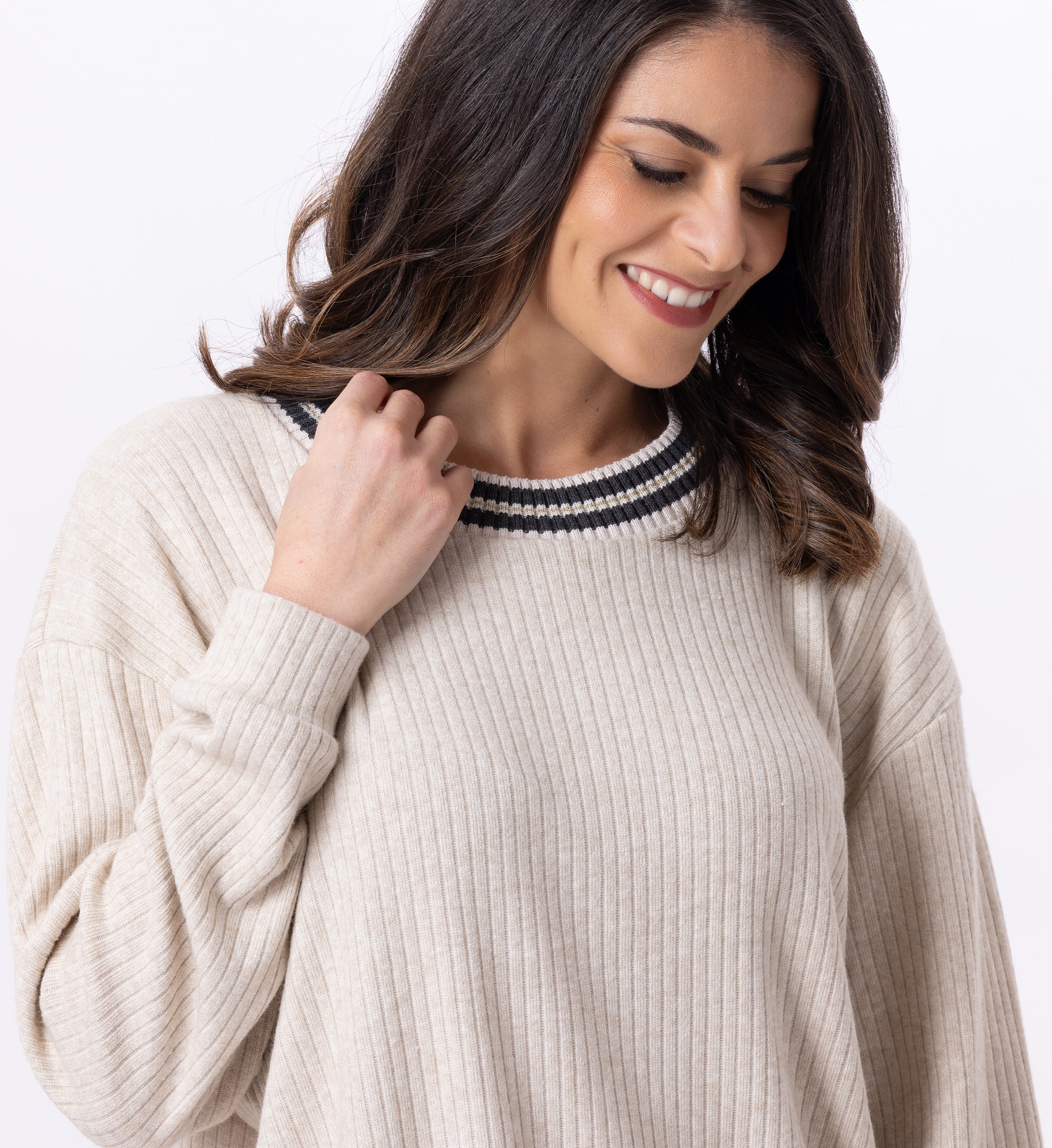 Knitted jogging pants LE CHAT Beige