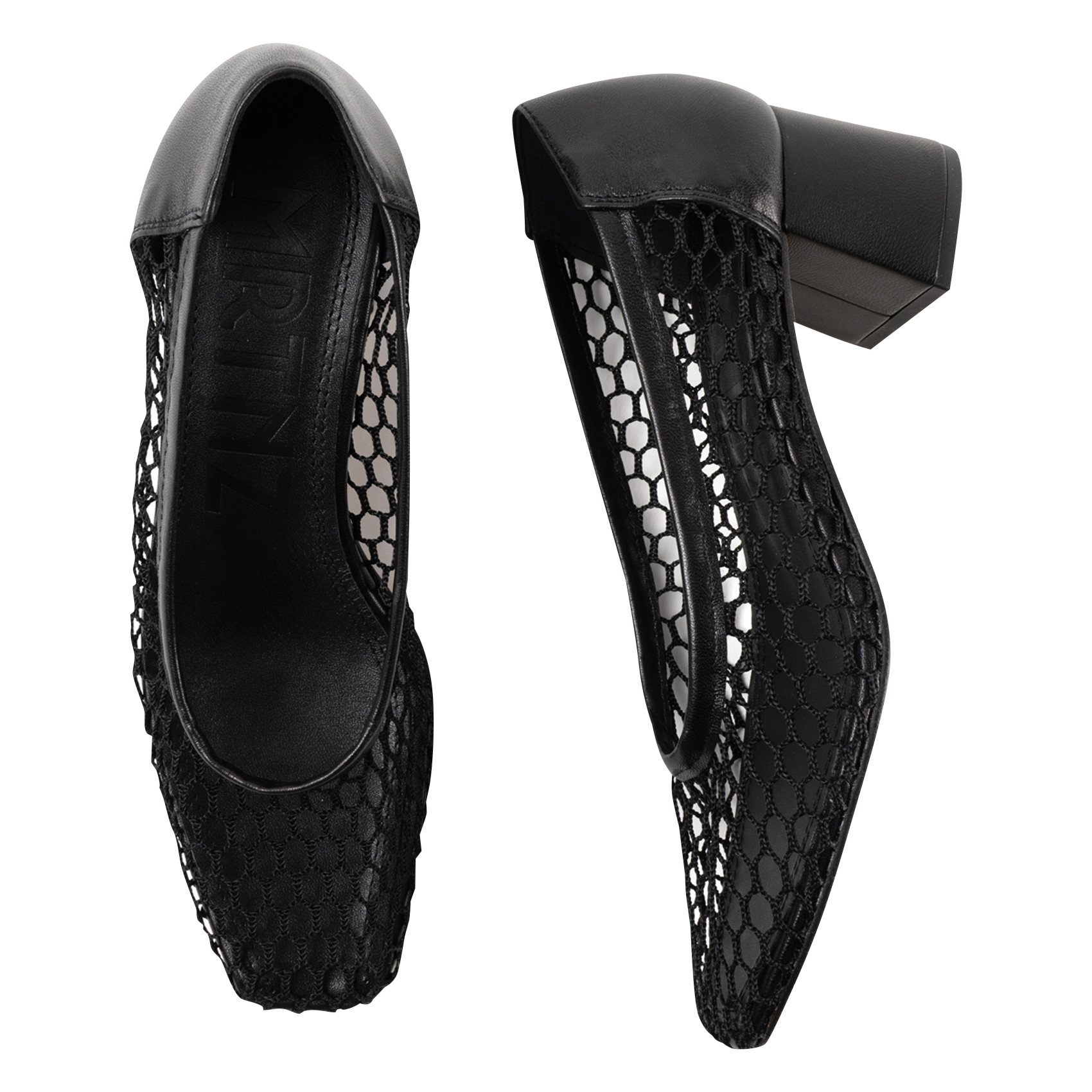 Escarpins en cuir SOULIER MARTINEZ Noir