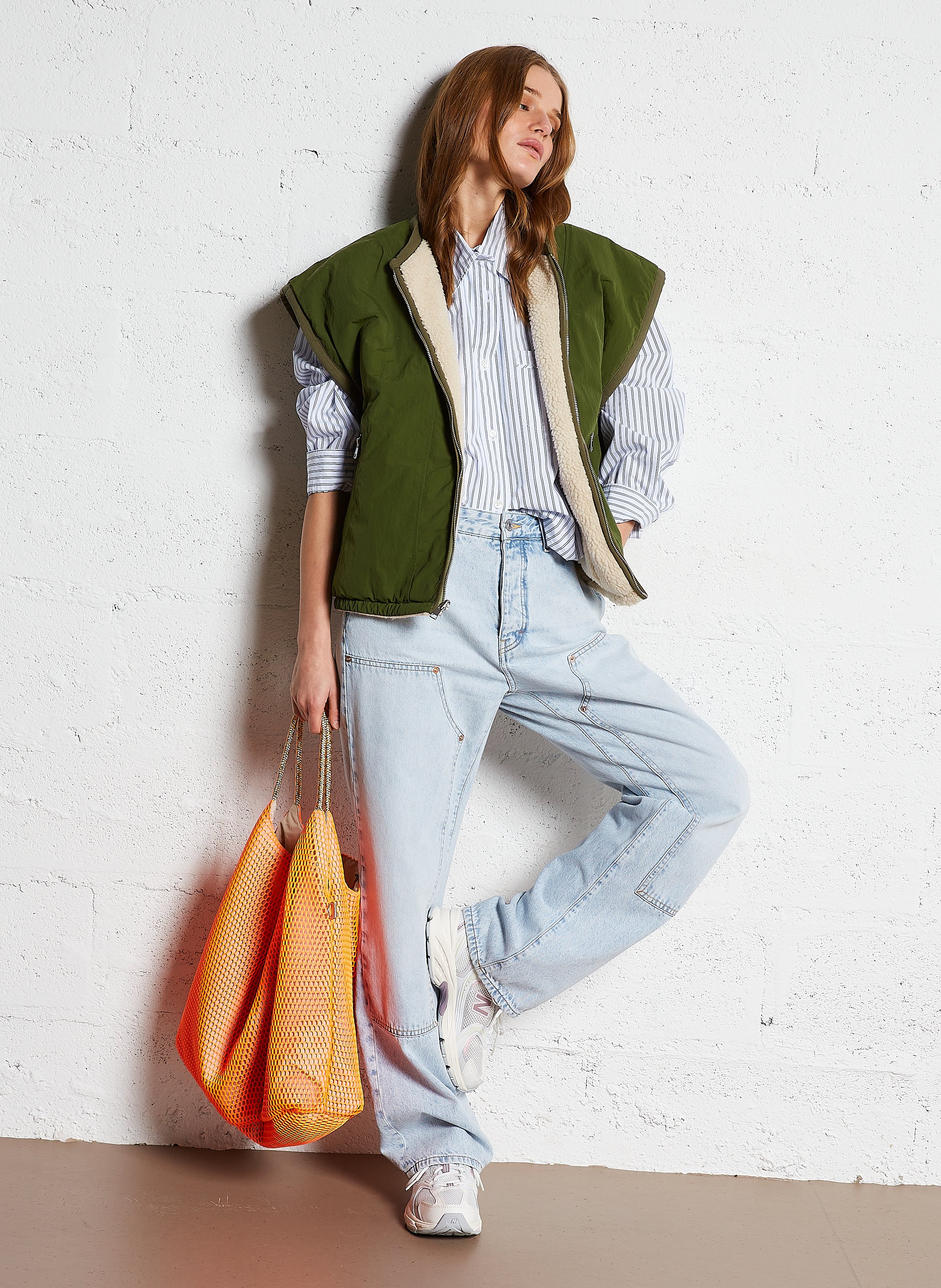 Wide leg cotton jeans BELLEROSE Blue