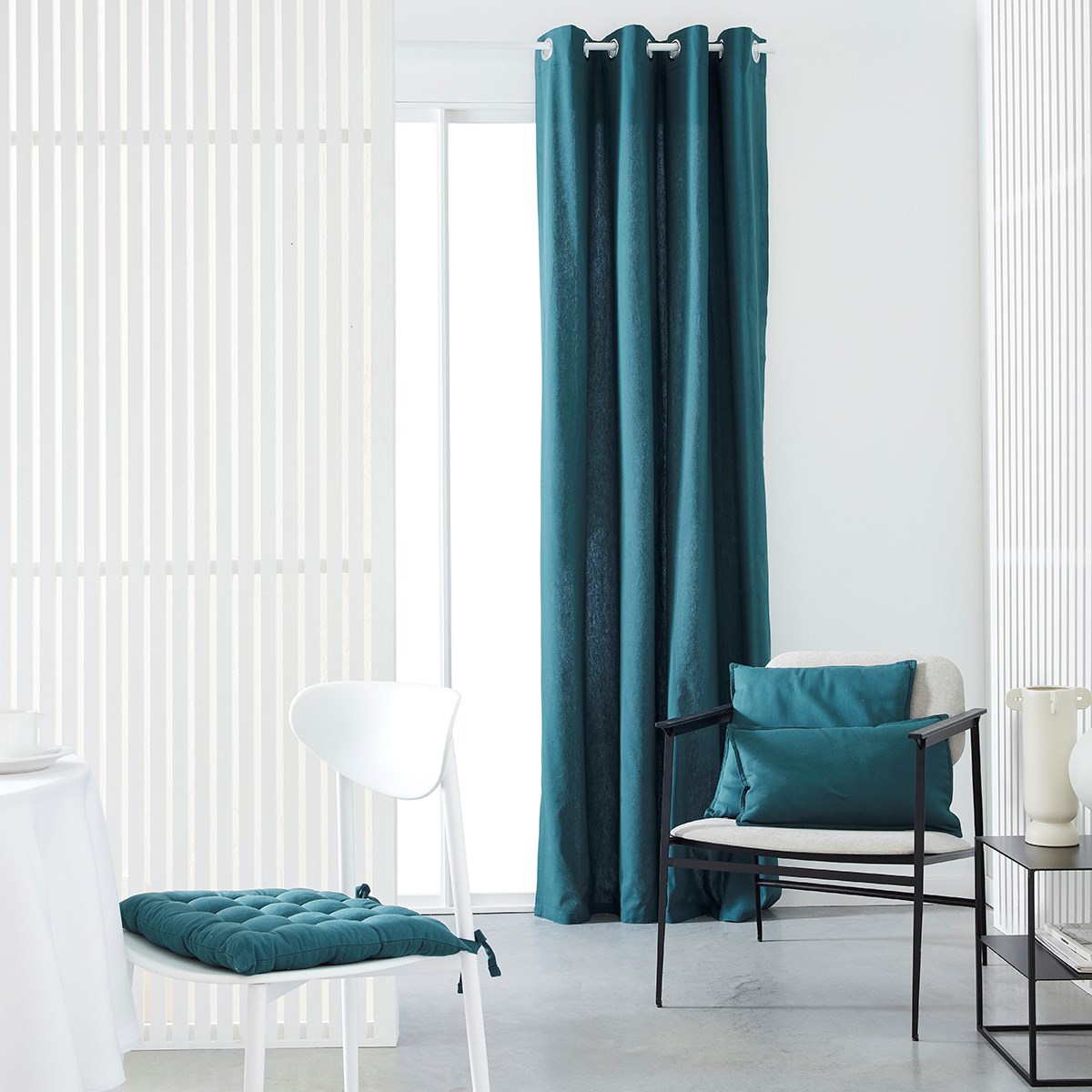 Cotton curtain TODAY LINGE DE MAISON Green