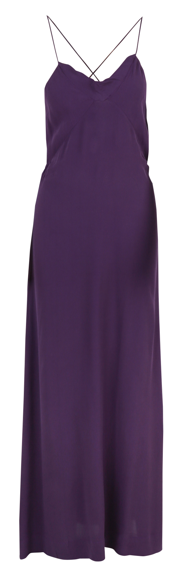 Lange jurk met V-hals KARMA KOMA Violet