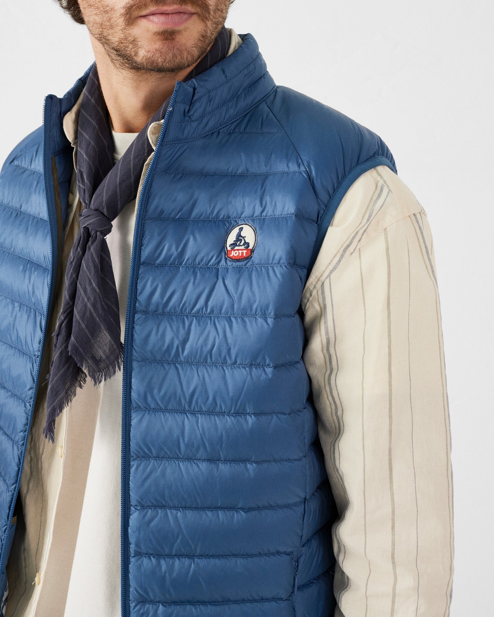 Sleeveless puffer jacket Tom JOTT Blue