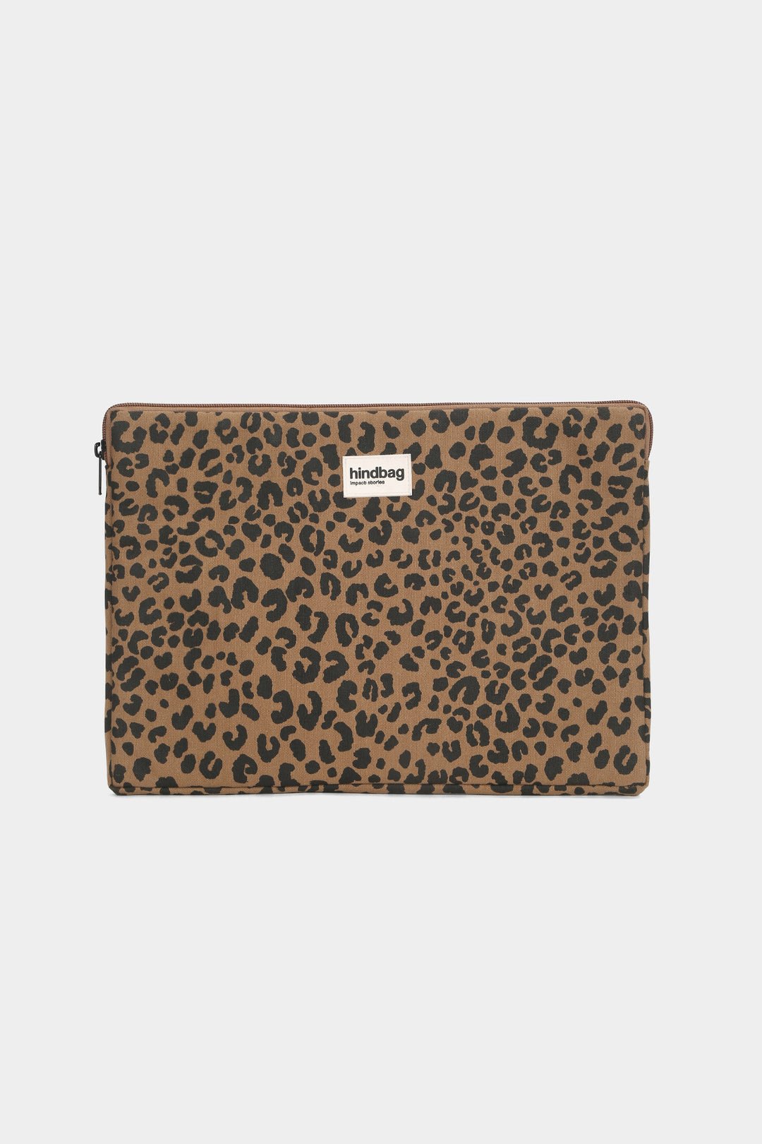 Cotton laptop sleeve with shock-absorbing foam HINDBAG