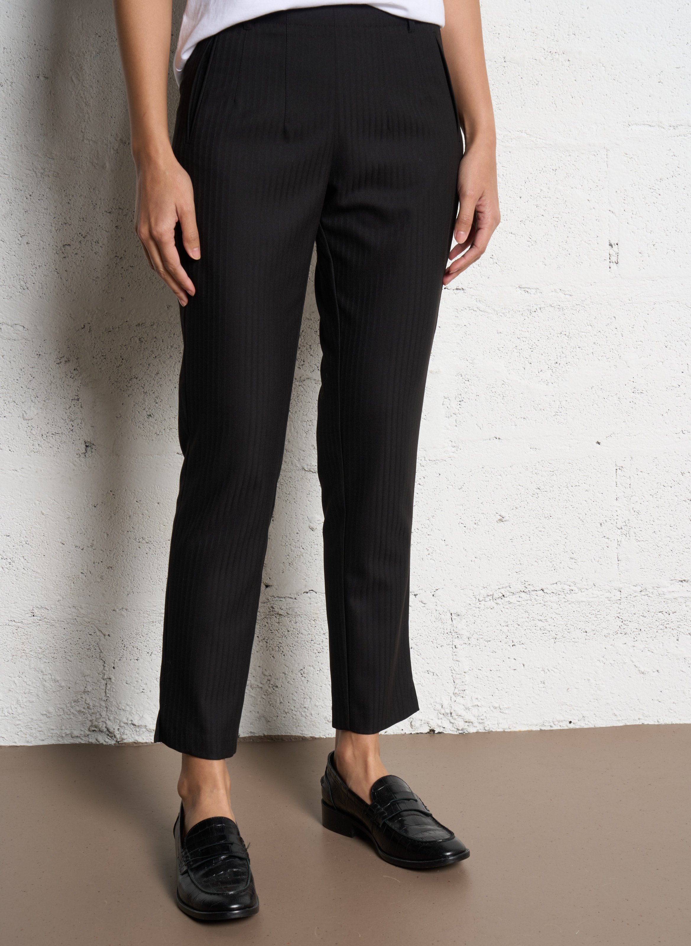Pantalon droite rayé ONE STEP