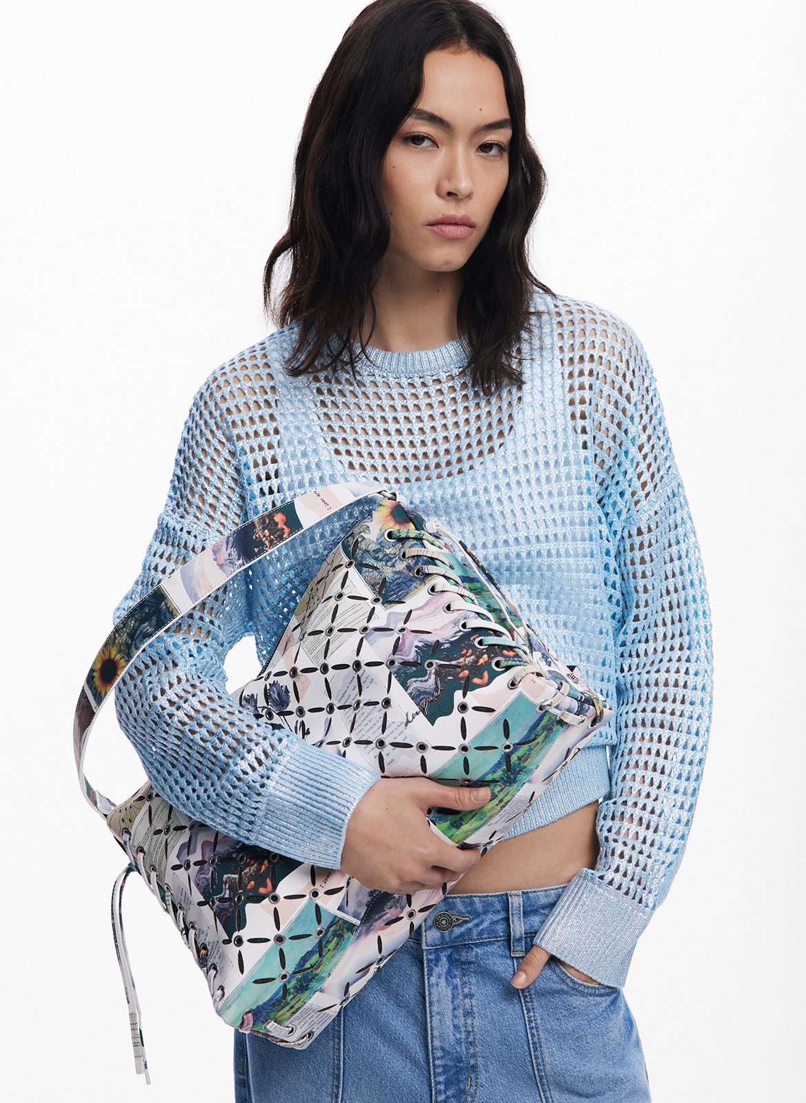 Sac cabas imprimé DESIGUAL Multicolore