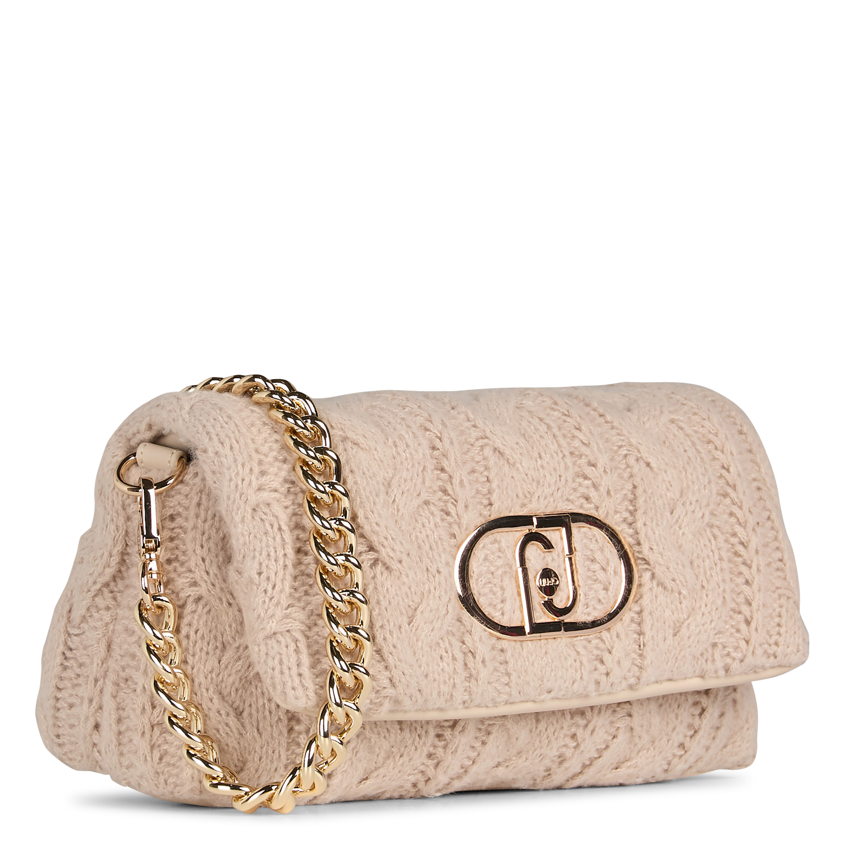 Sac bandoulière tricot LIU JO Blanc