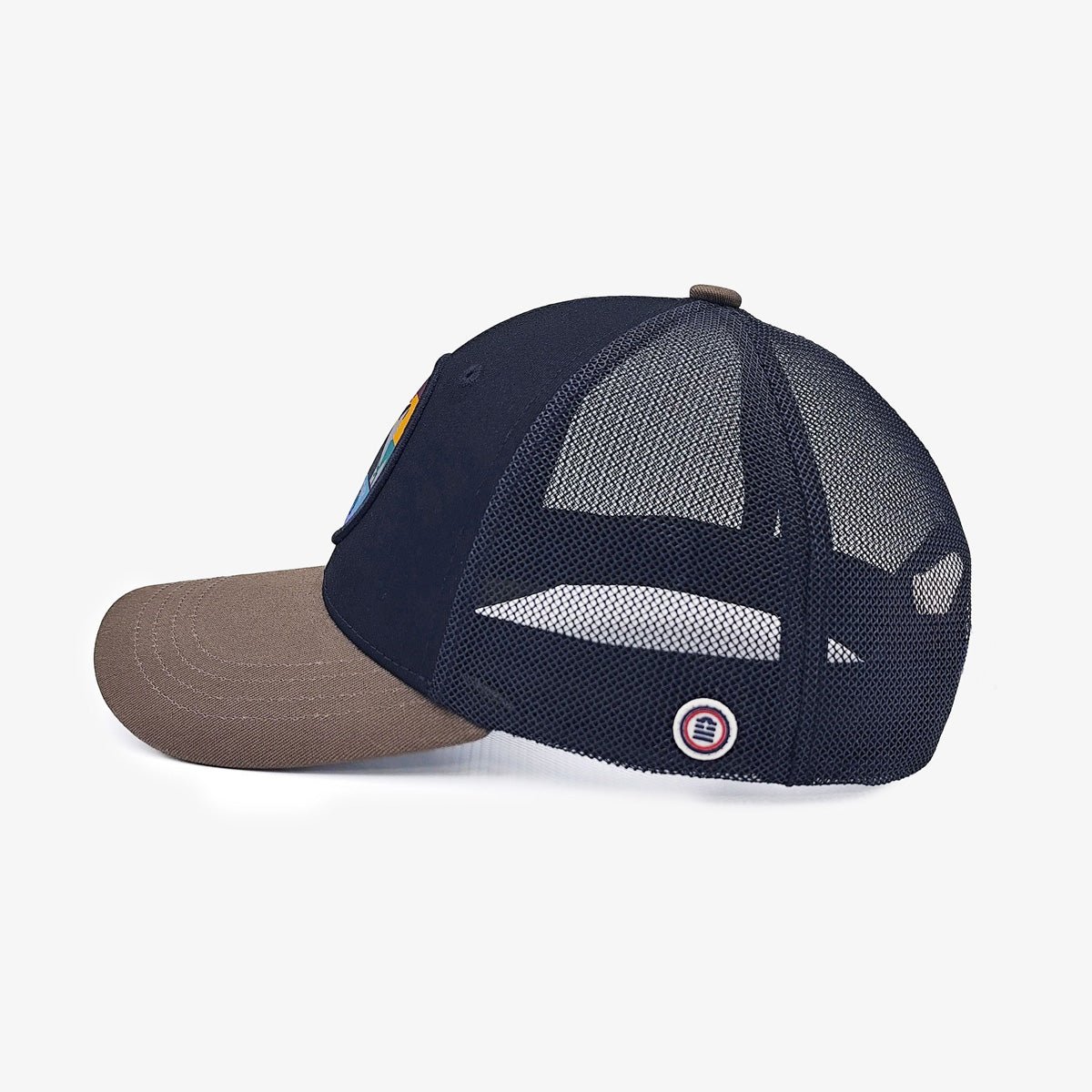 Two-tone mesh trucker cap SERGE BLANCO Black