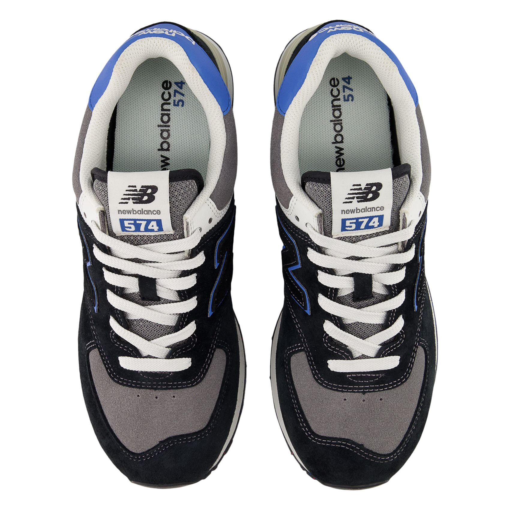 Low-top leather mix sneakers NEW BALANCE Black