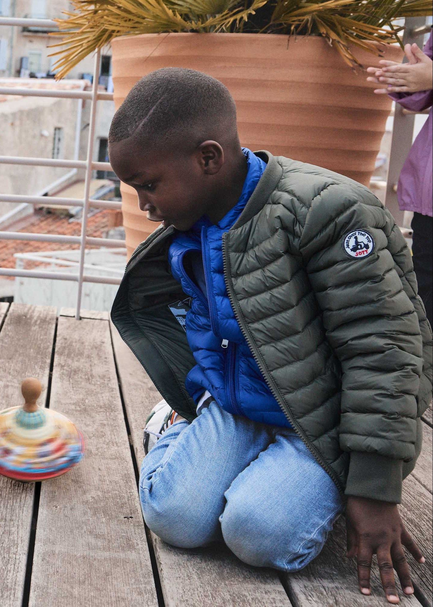 Kids bomber jacket kaylo JOTT Green