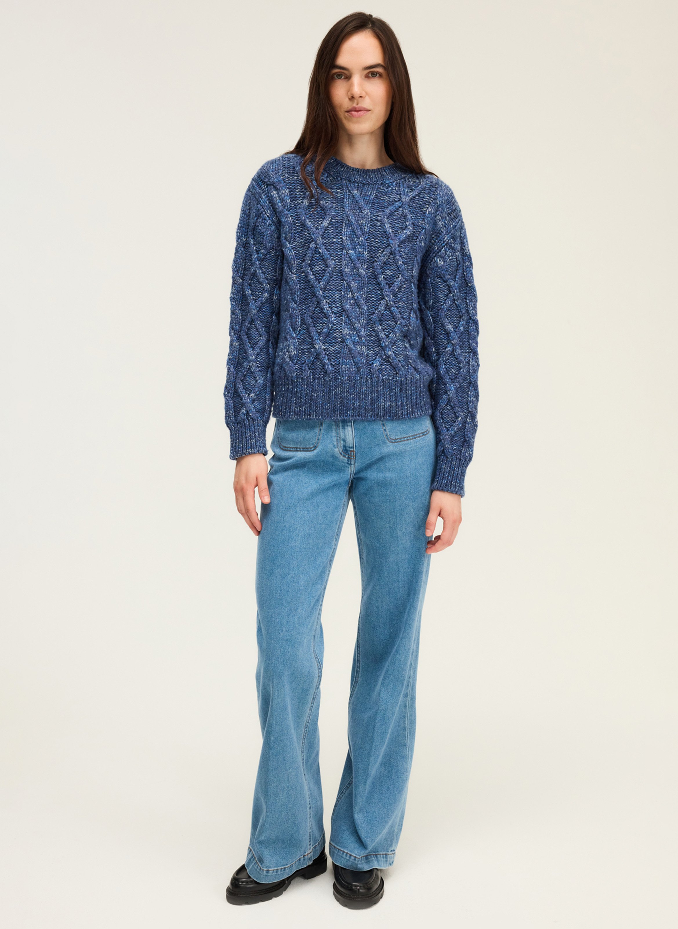 High-neck sweater PABLO Blue