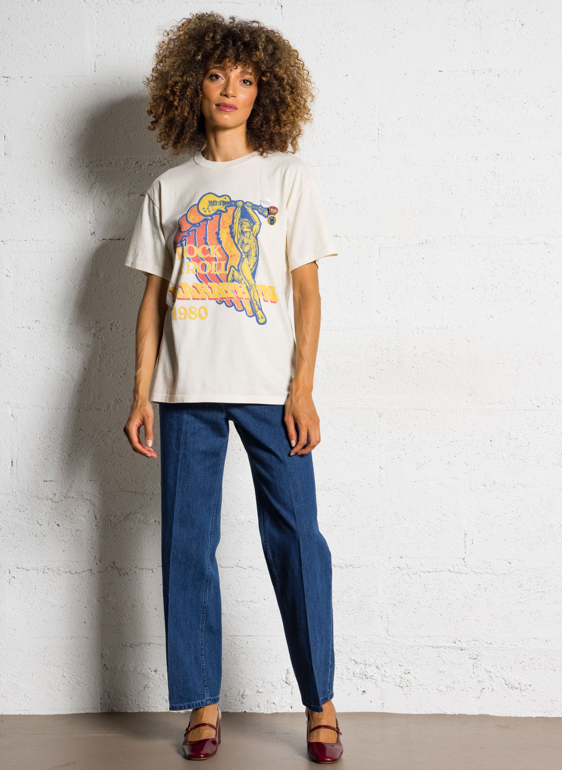 Babies en cuir vernis RIVECOUR Rouge