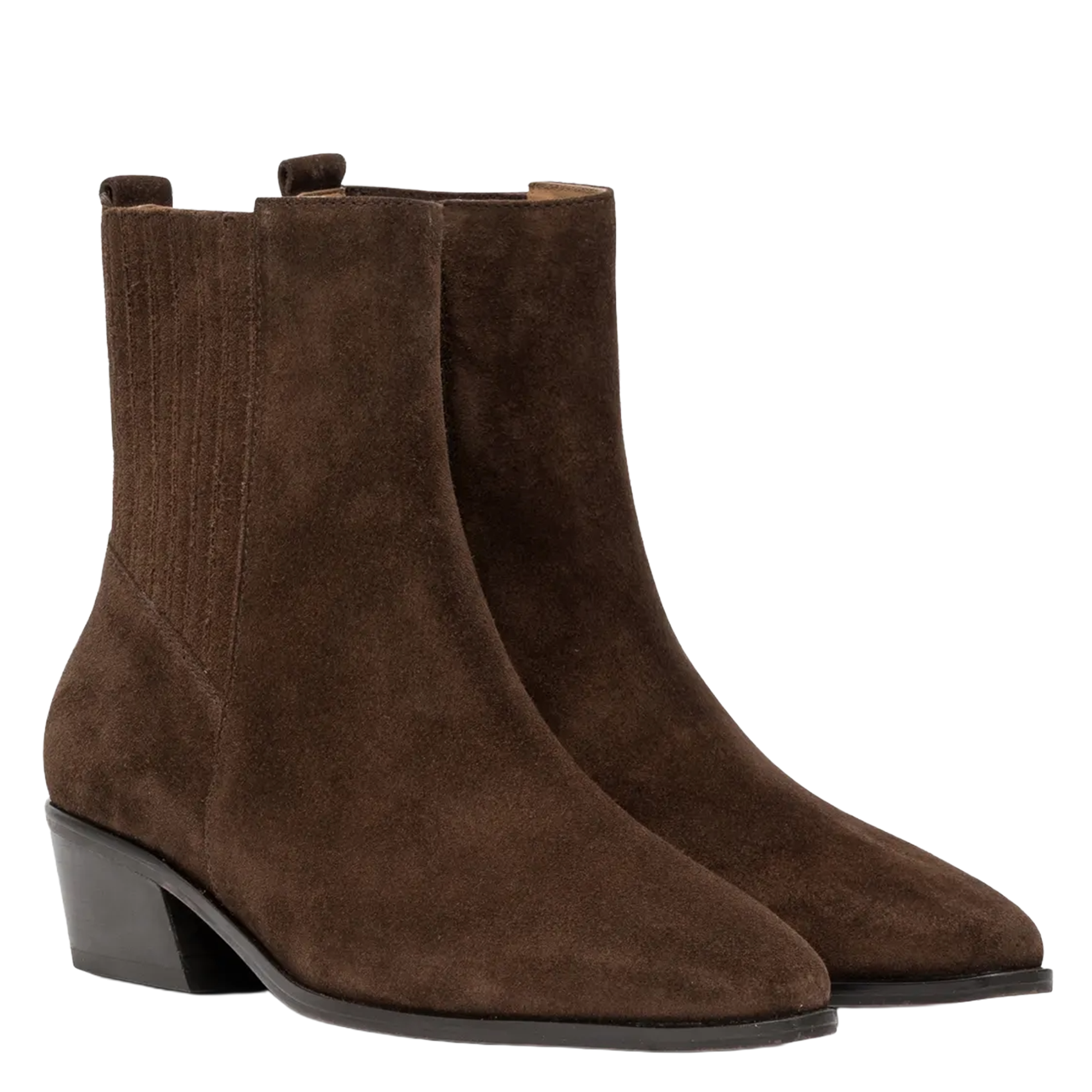 Suède enkellaarzen BOCAGE Brown