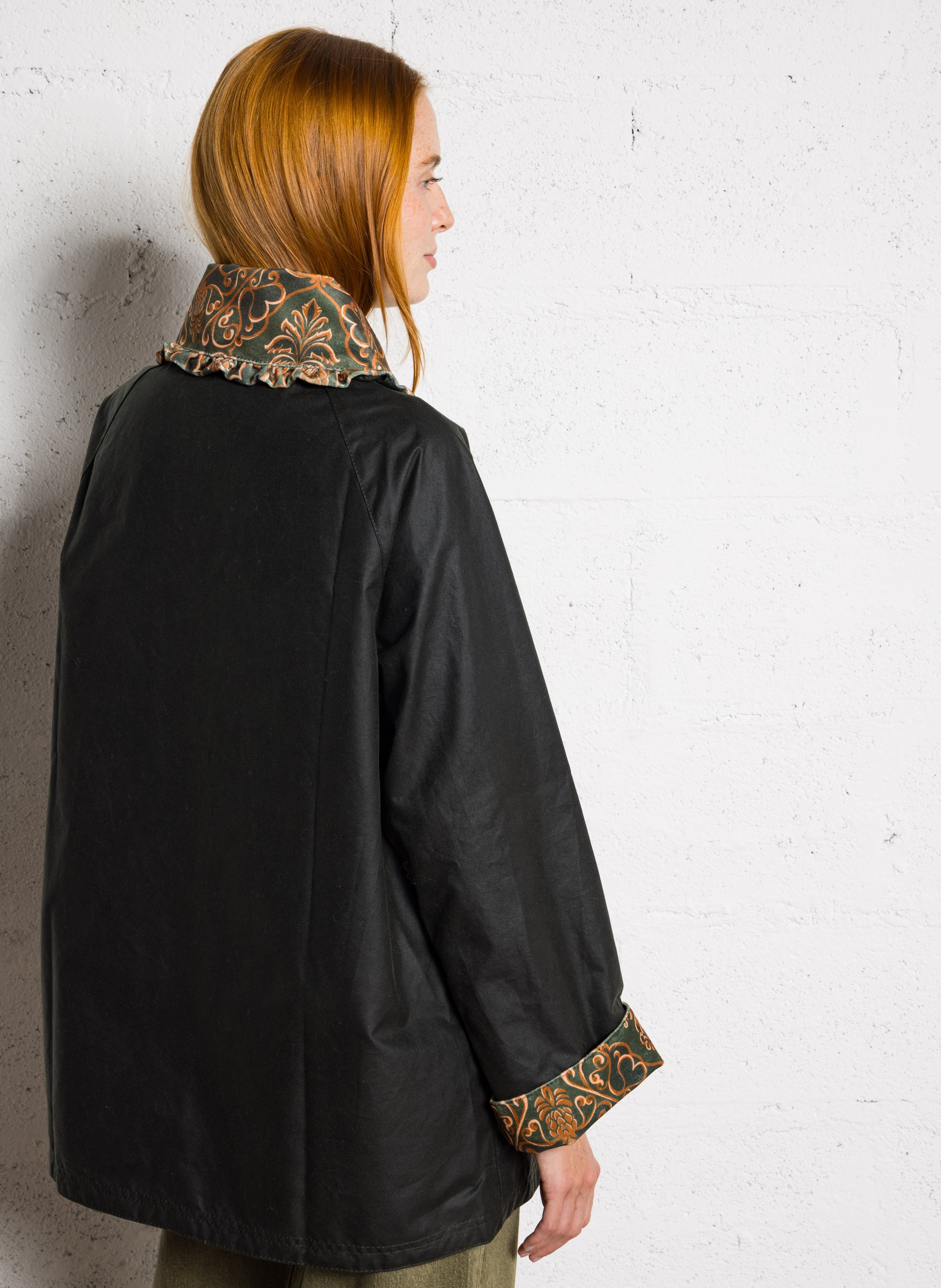 Veste en coton BARBOUR Kaki