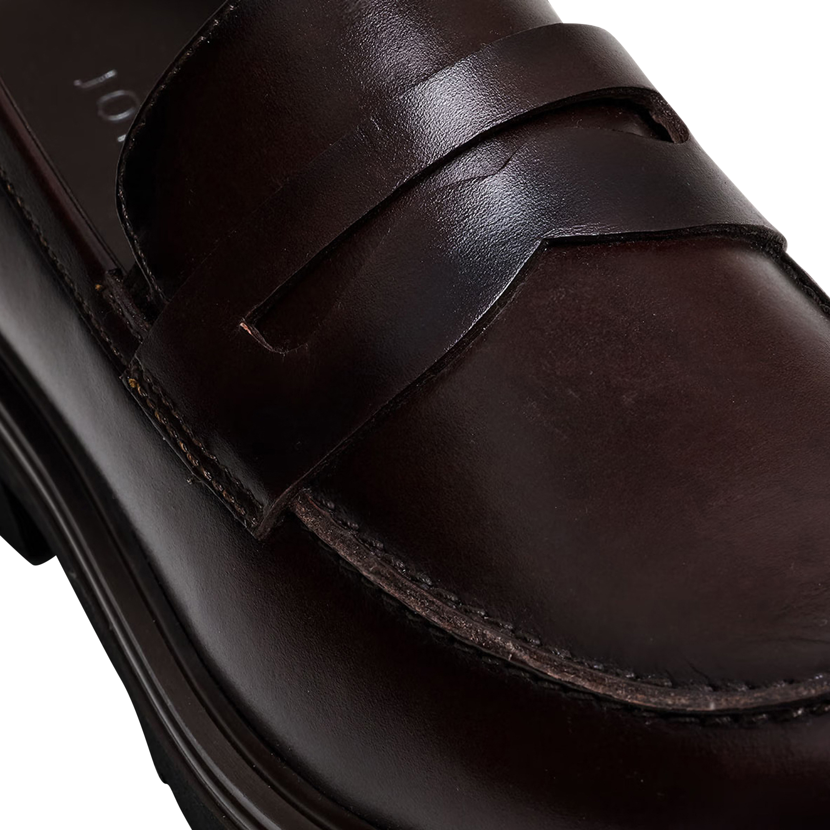 Mocassins en cuir JONAK Rouge