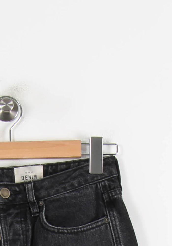 Cropped slim jeans with studs SEZANE - Seconde main Grey