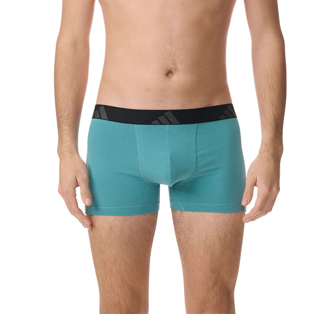 Active flex cotton boxer shorts, pack of 2 ADIDAS UNDERWEAR Black