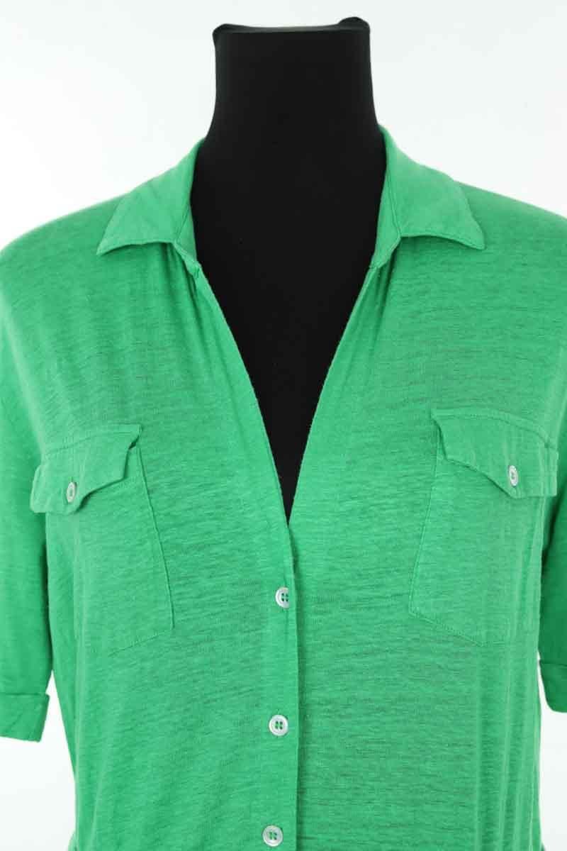 Dress MAJESTIC FILATURES - SECONDE MAIN Green