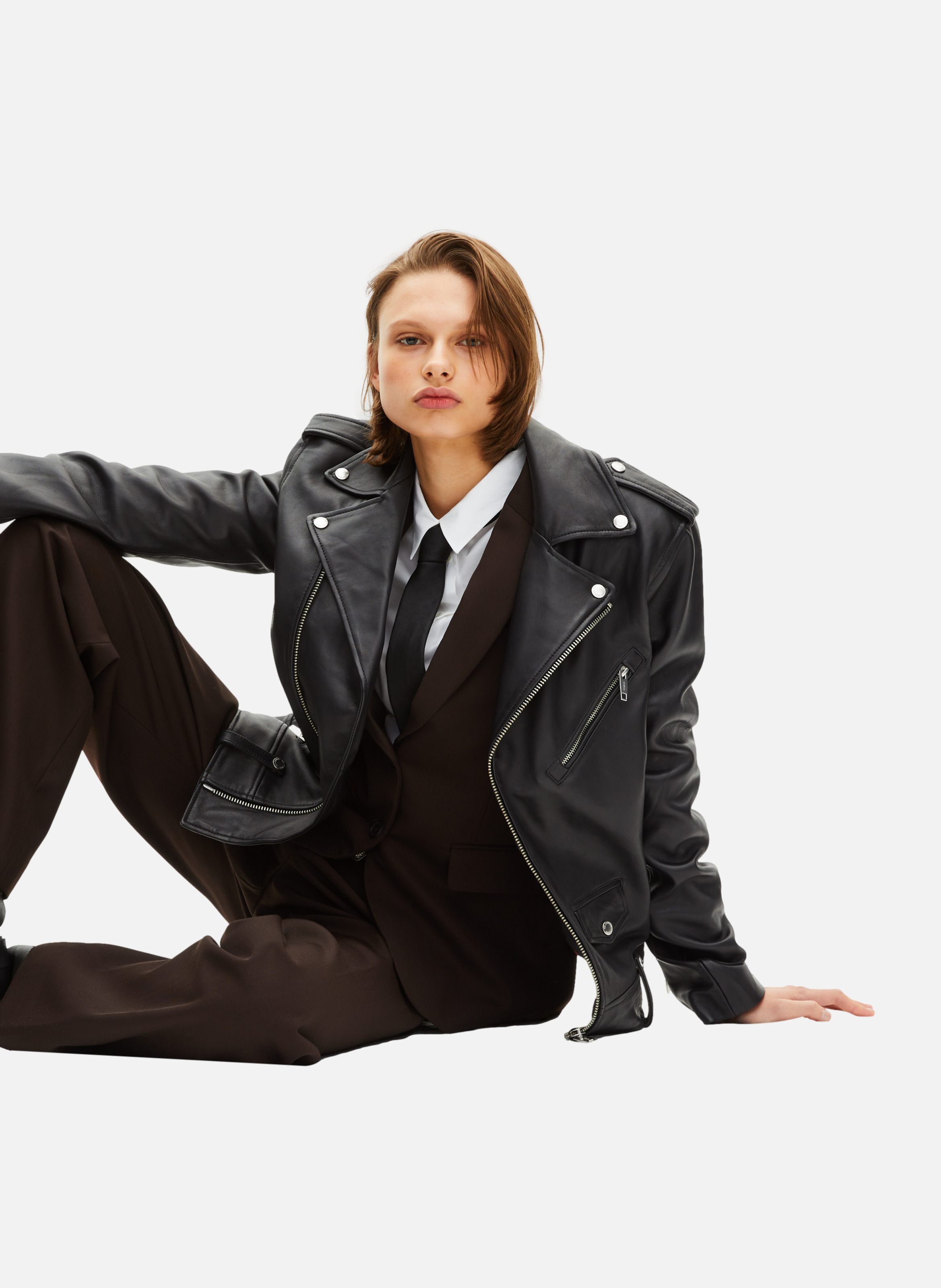 Veste tailleur THE KOOPLES Marron