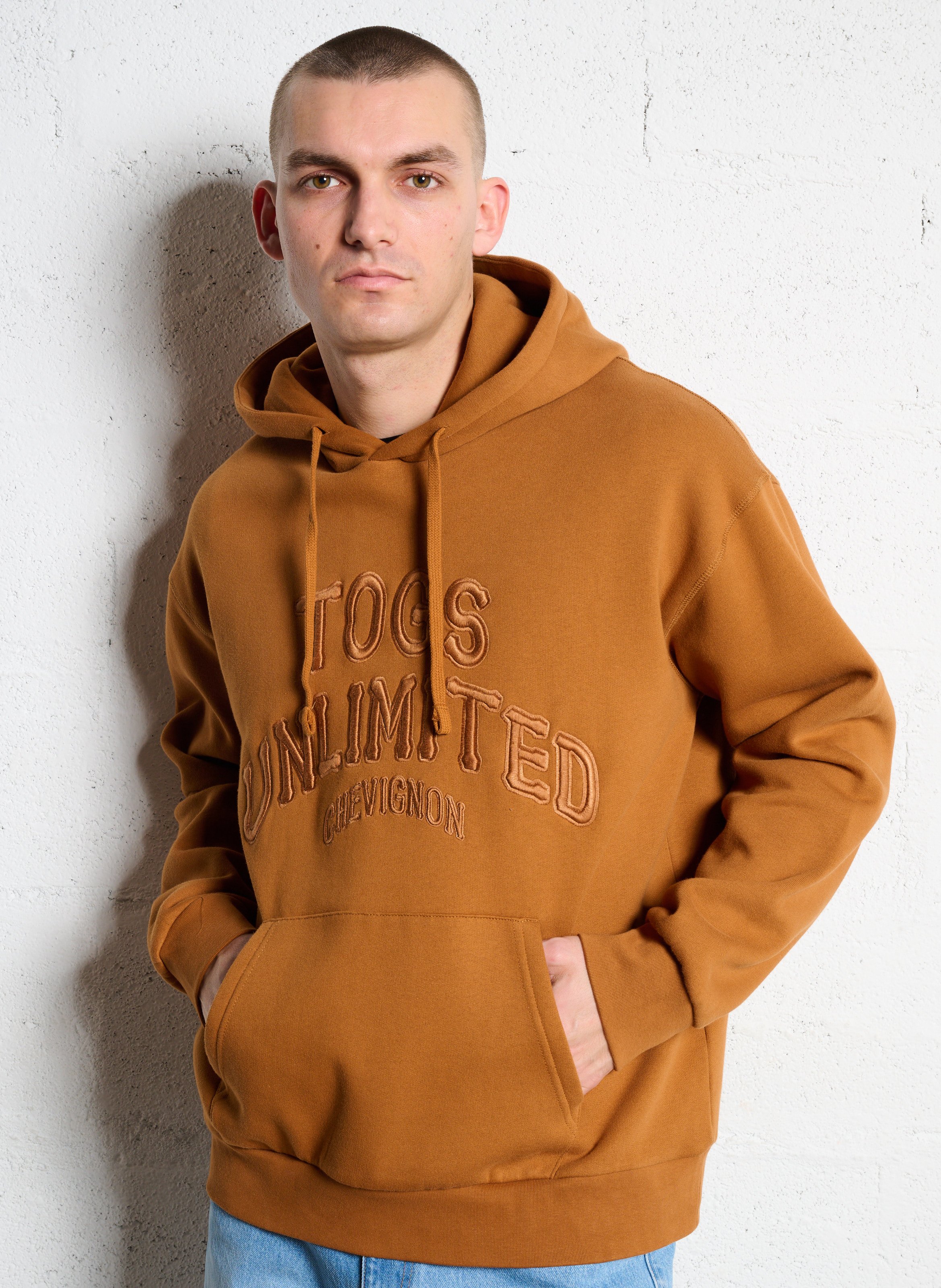 Sweat à capuche en coton mélangé CHEVIGNON