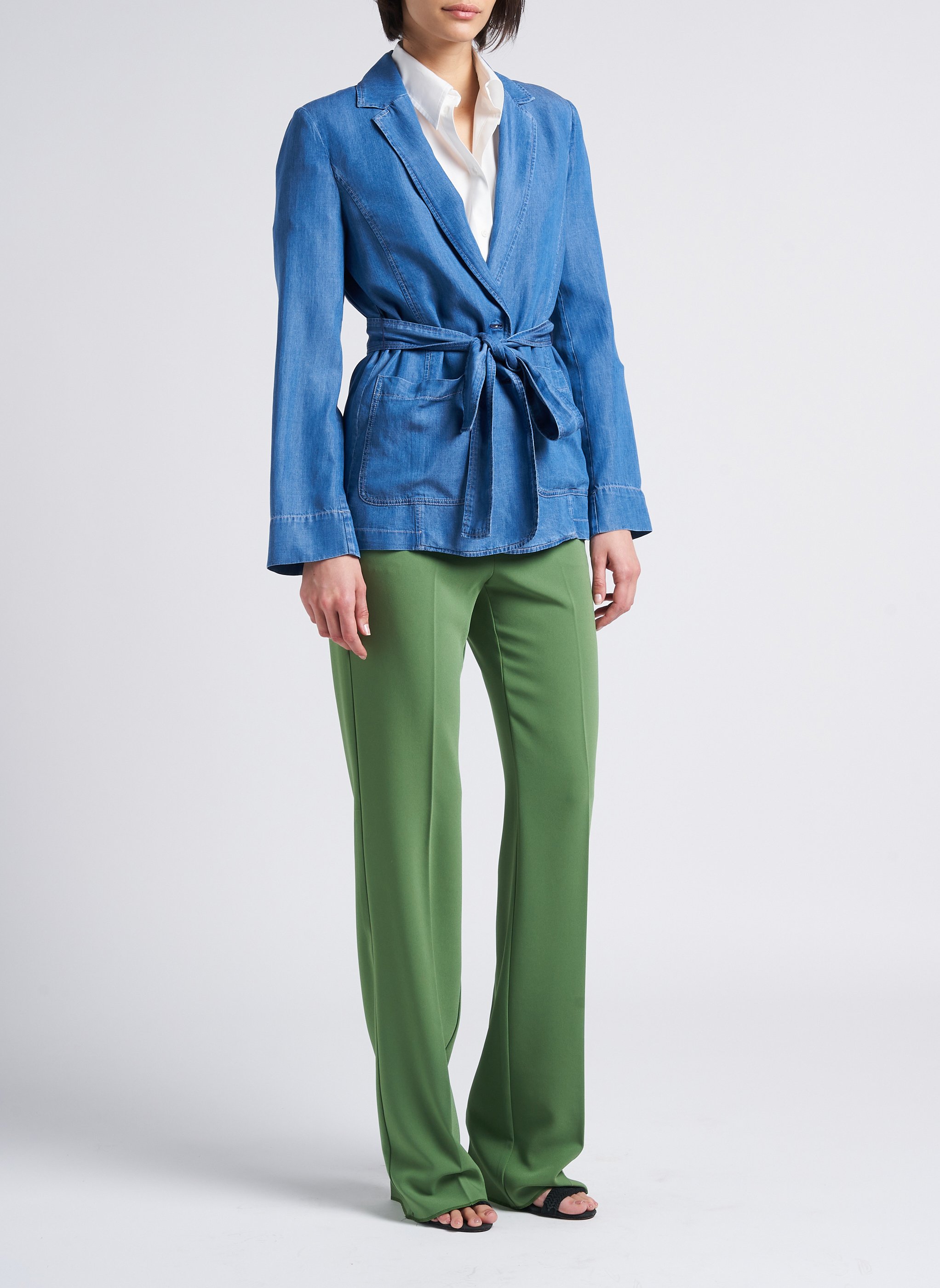 Gestreepte top met tuniekhals PENNYBLACK Blauw