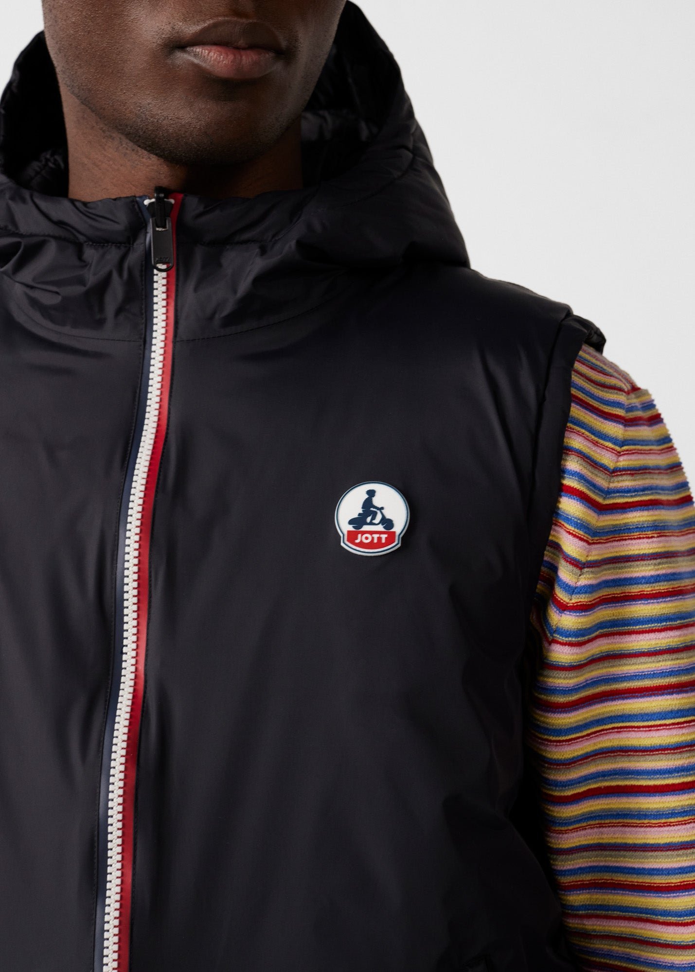 Doudoune réversible sans manches leudal JOTT Noir