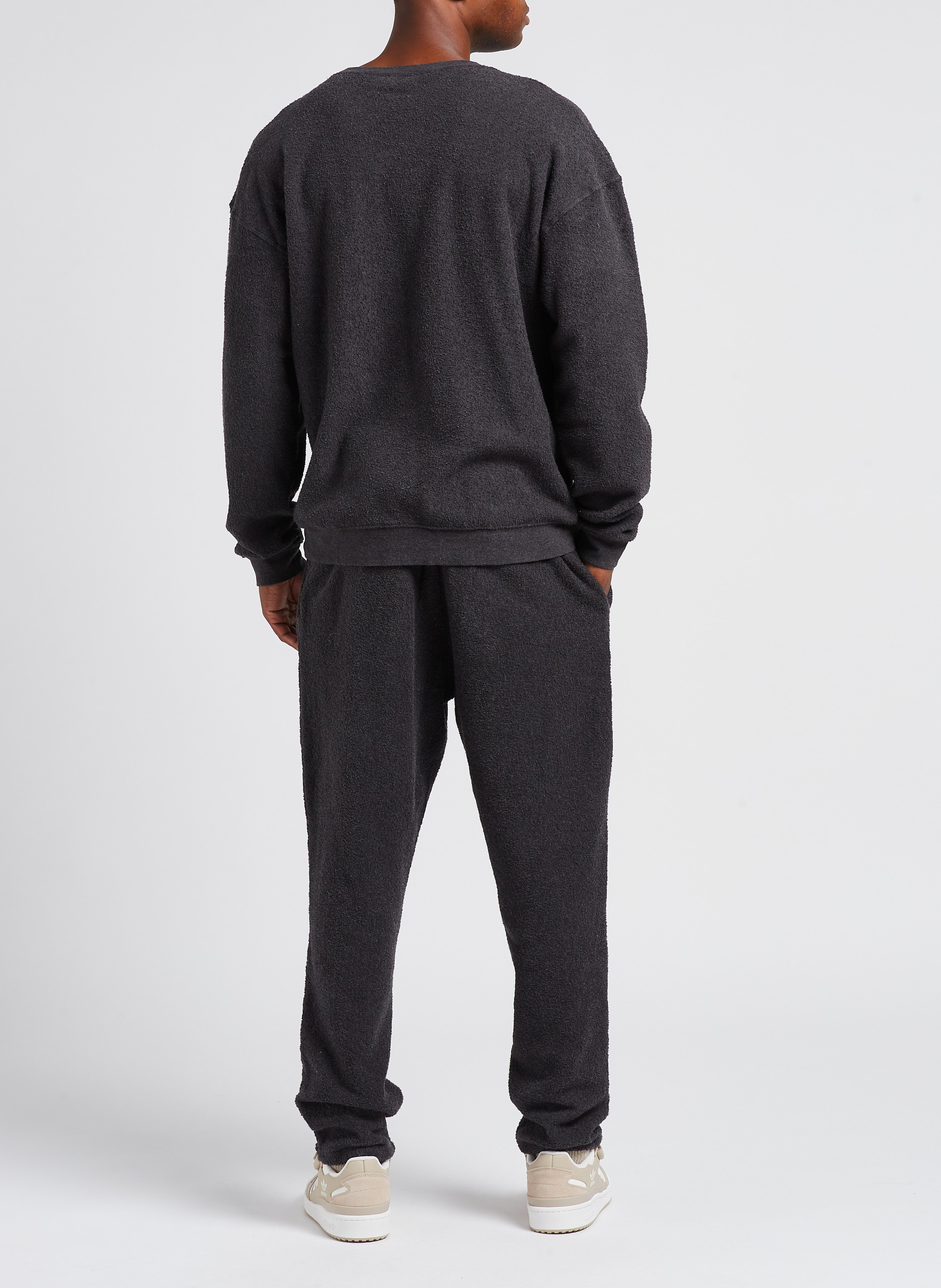 Round-neck organic cotton sweater AMERICAN VINTAGE Grey