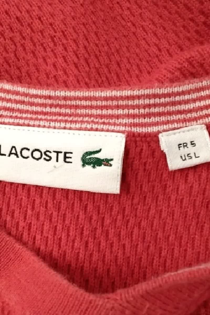 Sweater LACOSTE - SECONDE MAIN Red