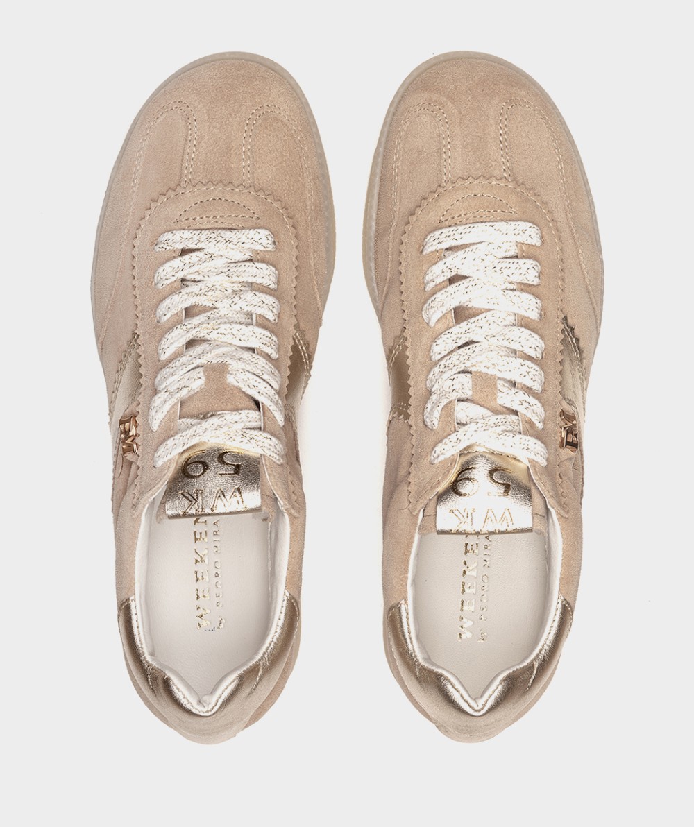 Sport suede beige sneakers PEDRO MIRALLES Brown