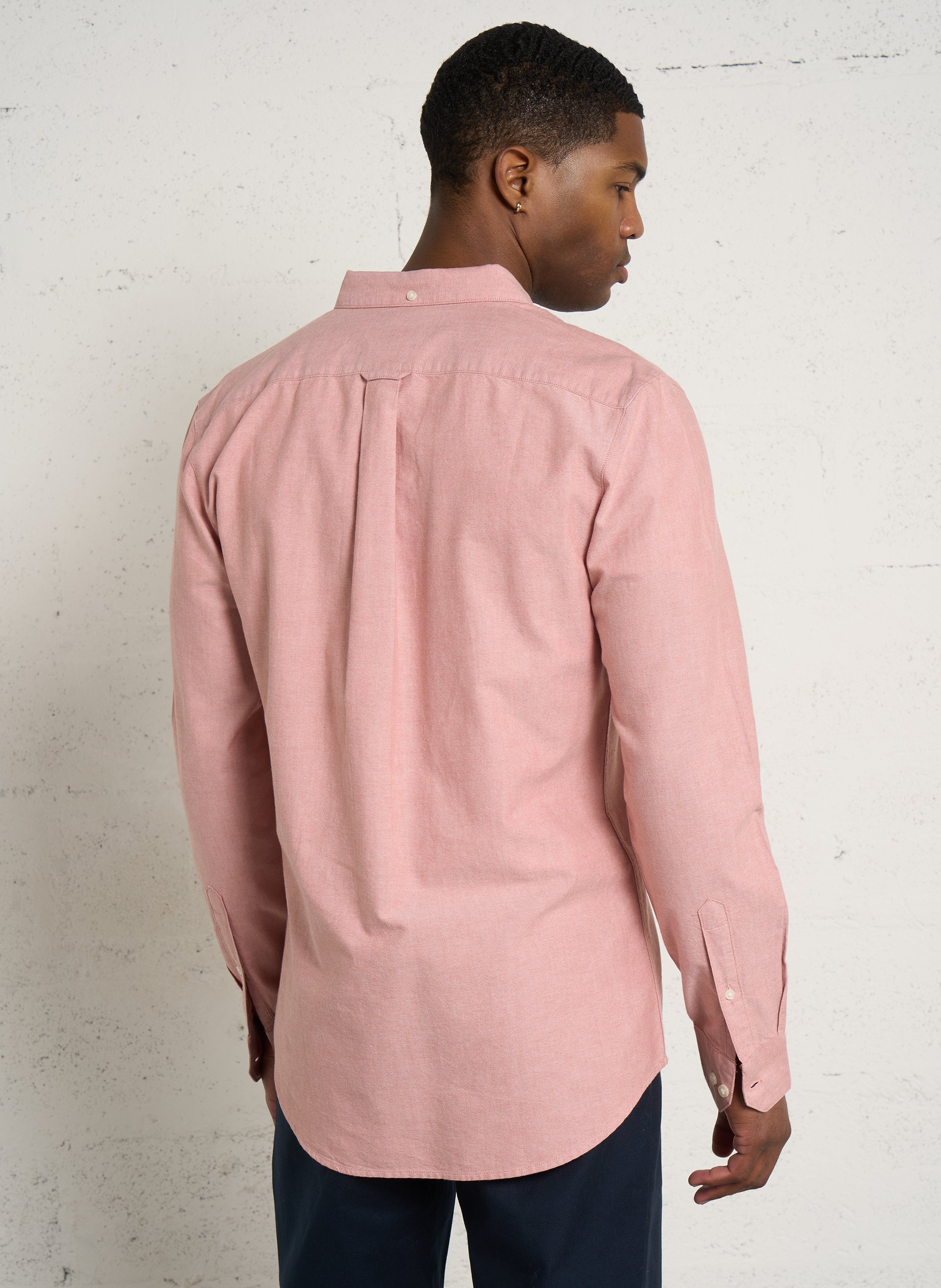 Chemise slim-fit en coton biologique FARAH Rose