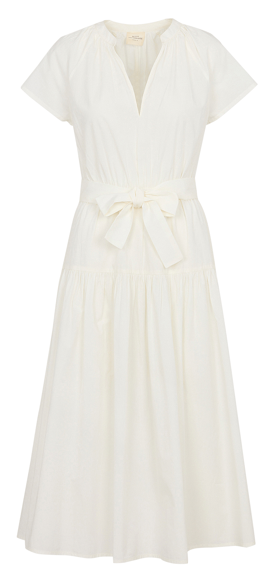 Robe midi ample en coton PETITE MENDIGOTE Beige