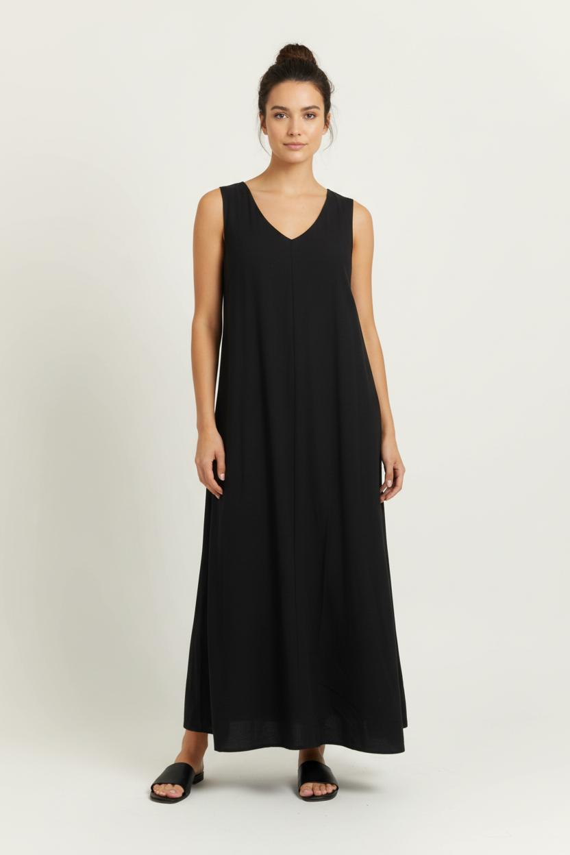 Robe longue COMPTOIR DES COTONNIERS - Seconde main Noir