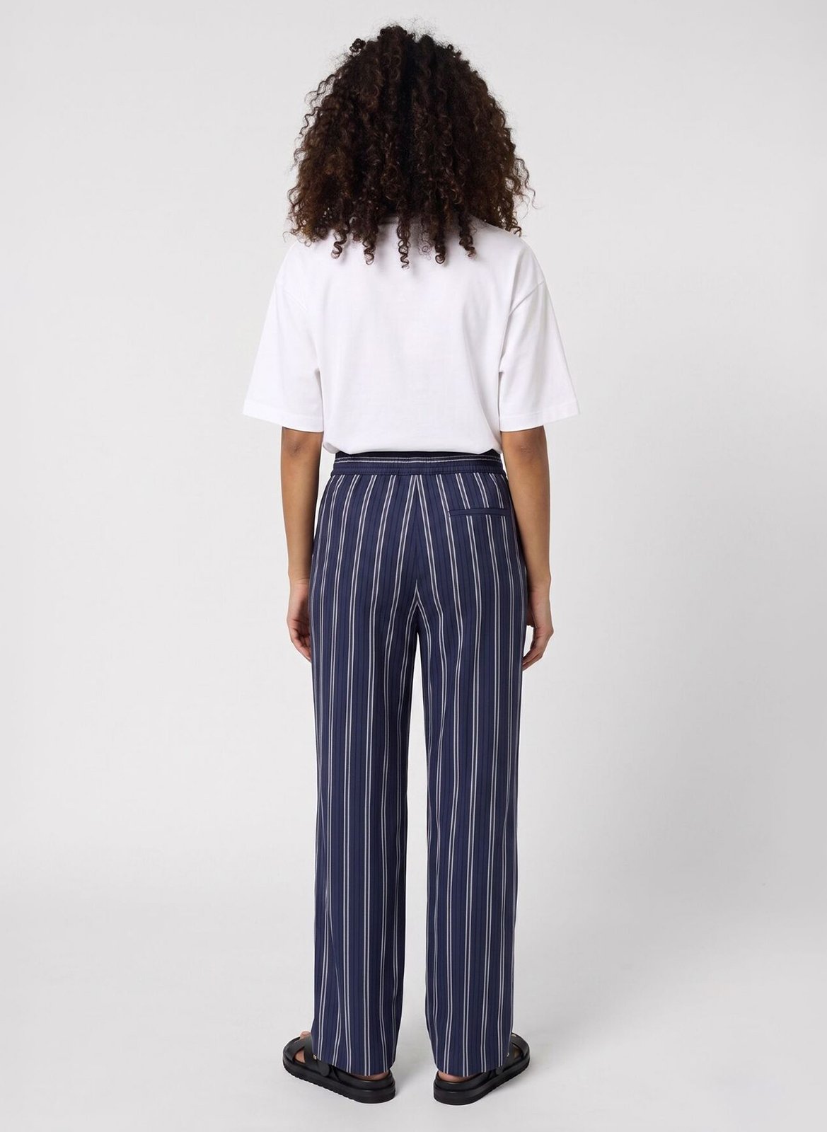 Pantalon large à rayures GERARD DAREL Bleu