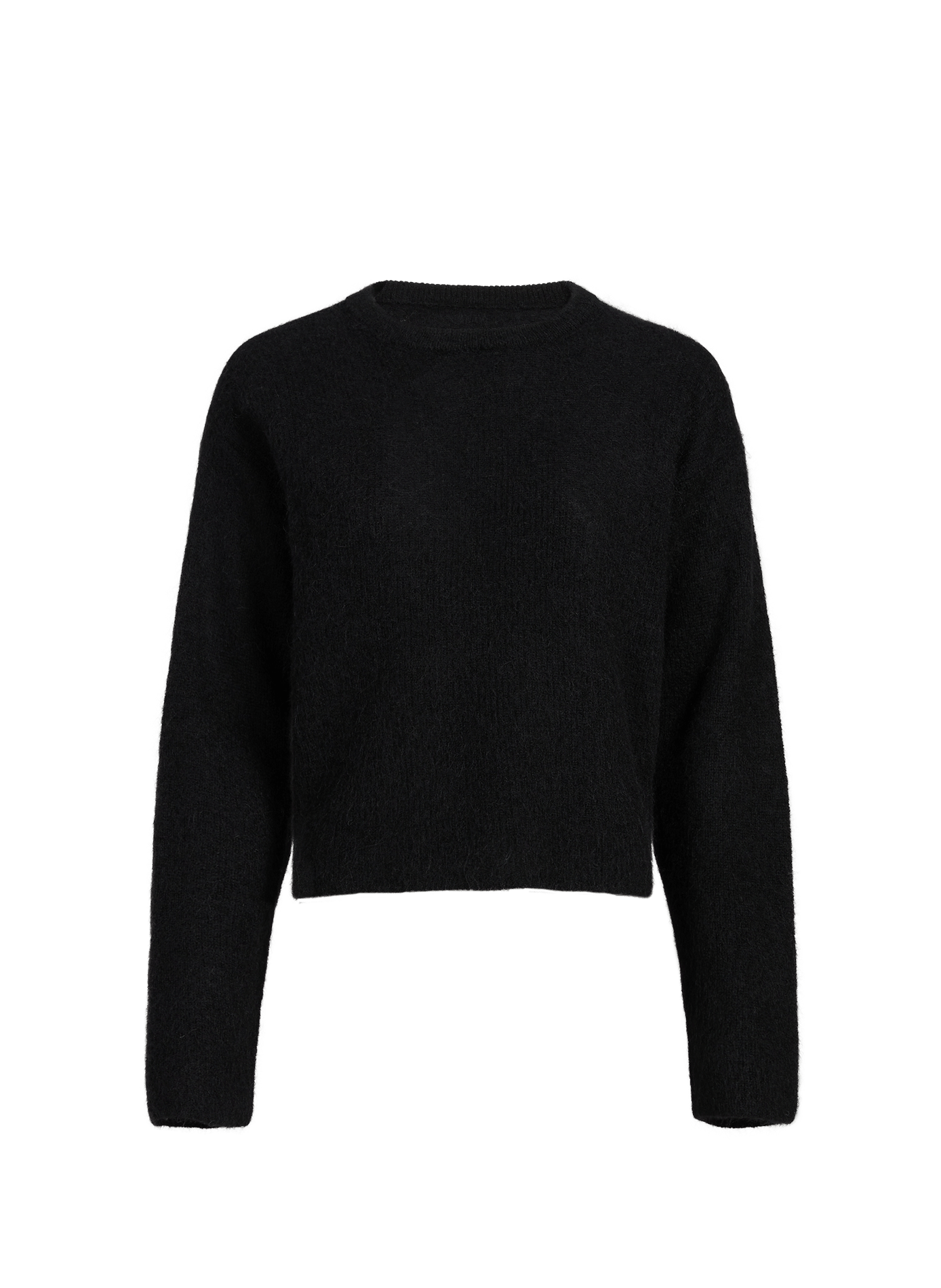 Round neck pullover in blended alpaca - Baylory SAISON 1865