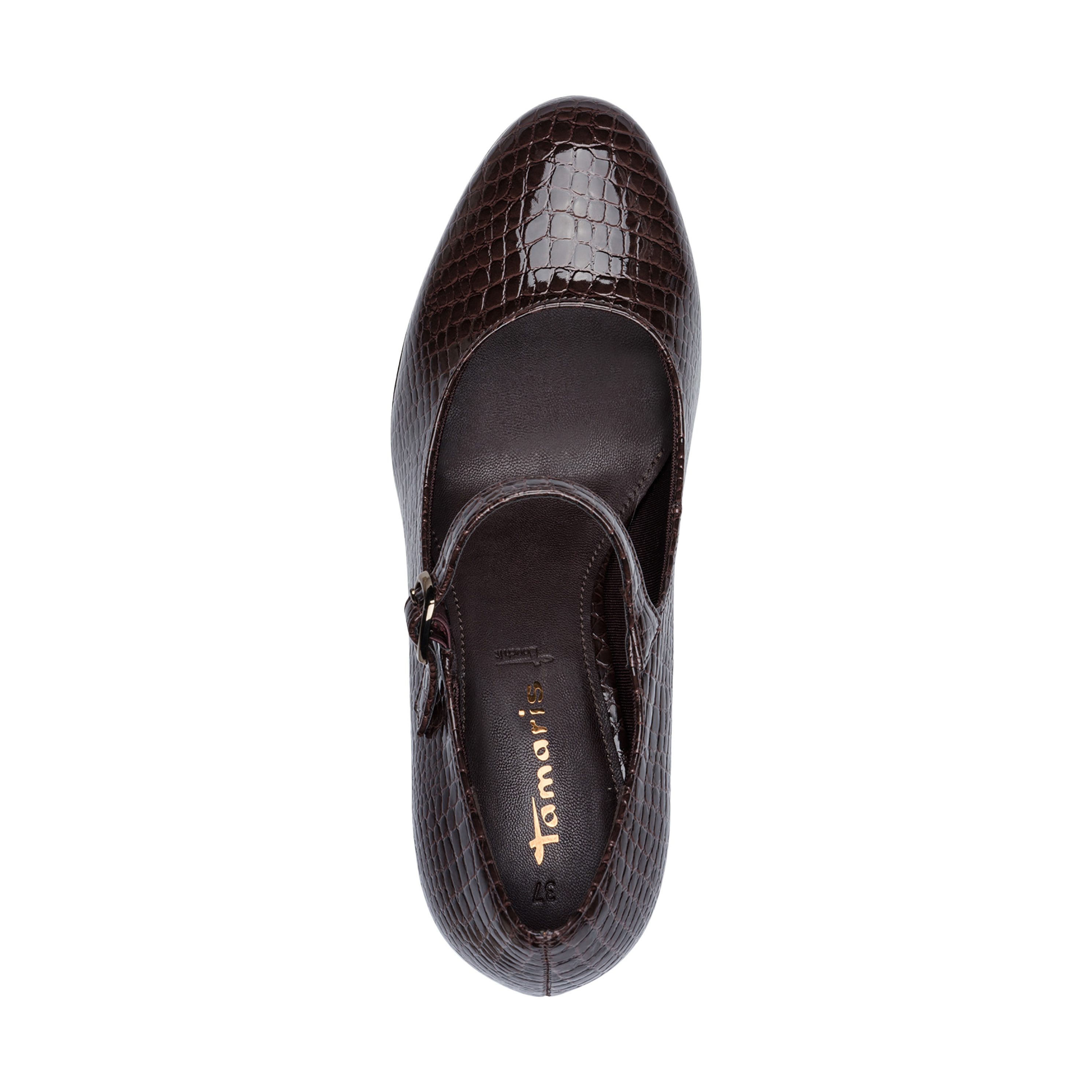 Strappy heeled pump TAMARIS Brown