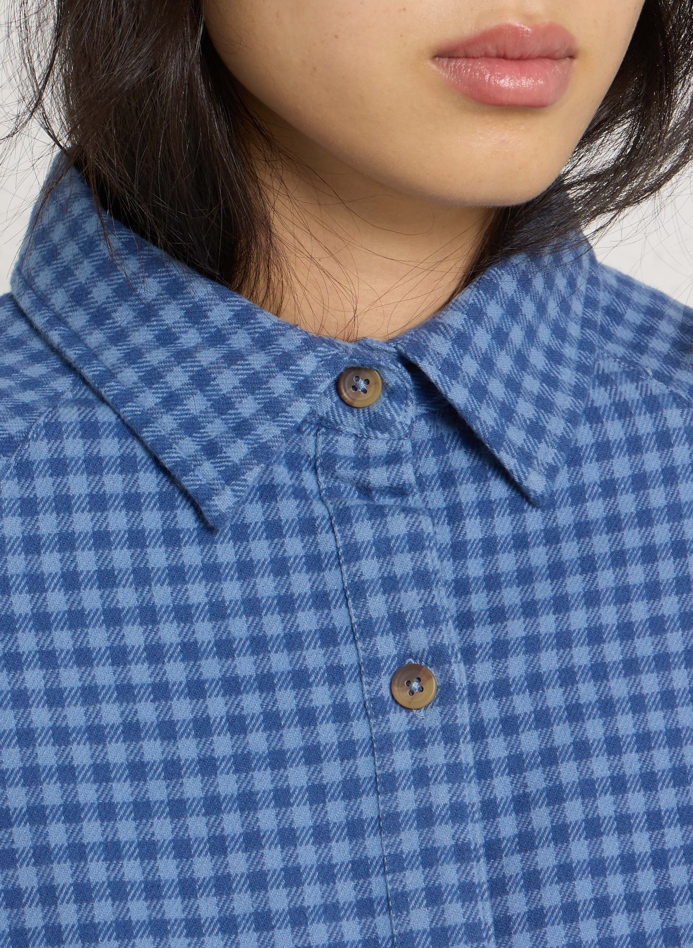 Checked cotton shirt BILLABONG Blue