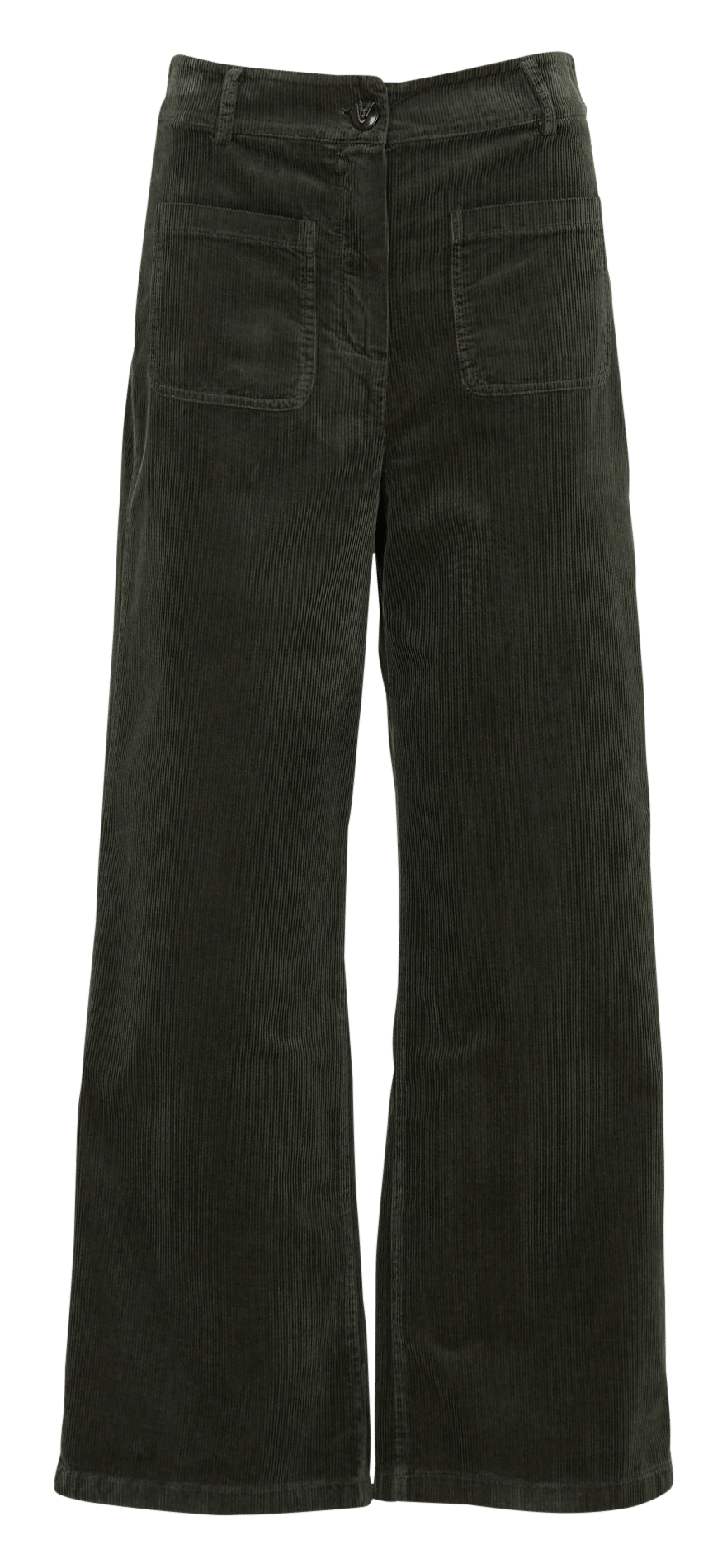 Weite Hose aus Baumwollmix mit hohem Bund LA FEE MARABOUTEE