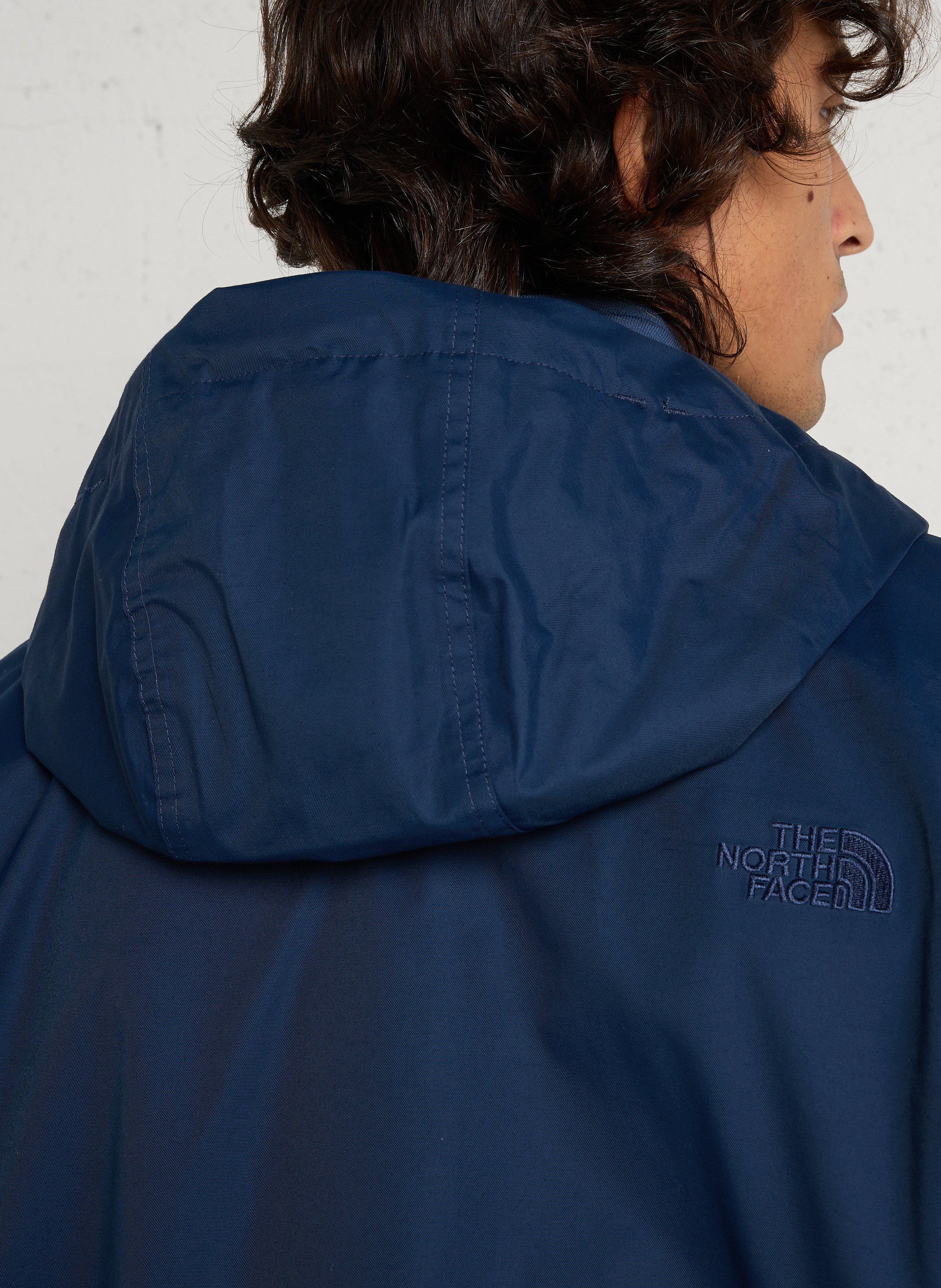 Veste imperméable ample en coton mélangé THE NORTH FACE Bleu