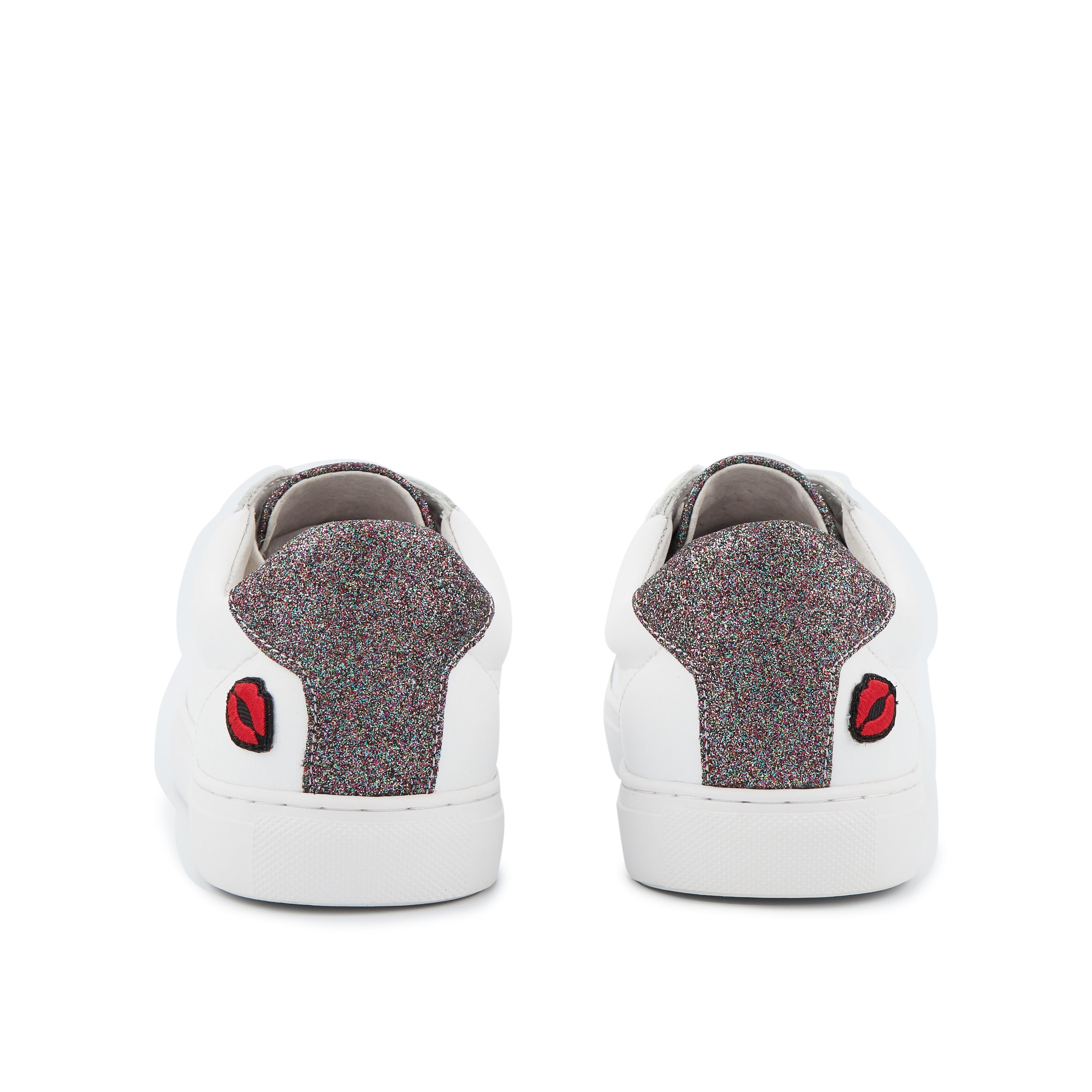 Leather sneakers BONS BAISERS PARIS White