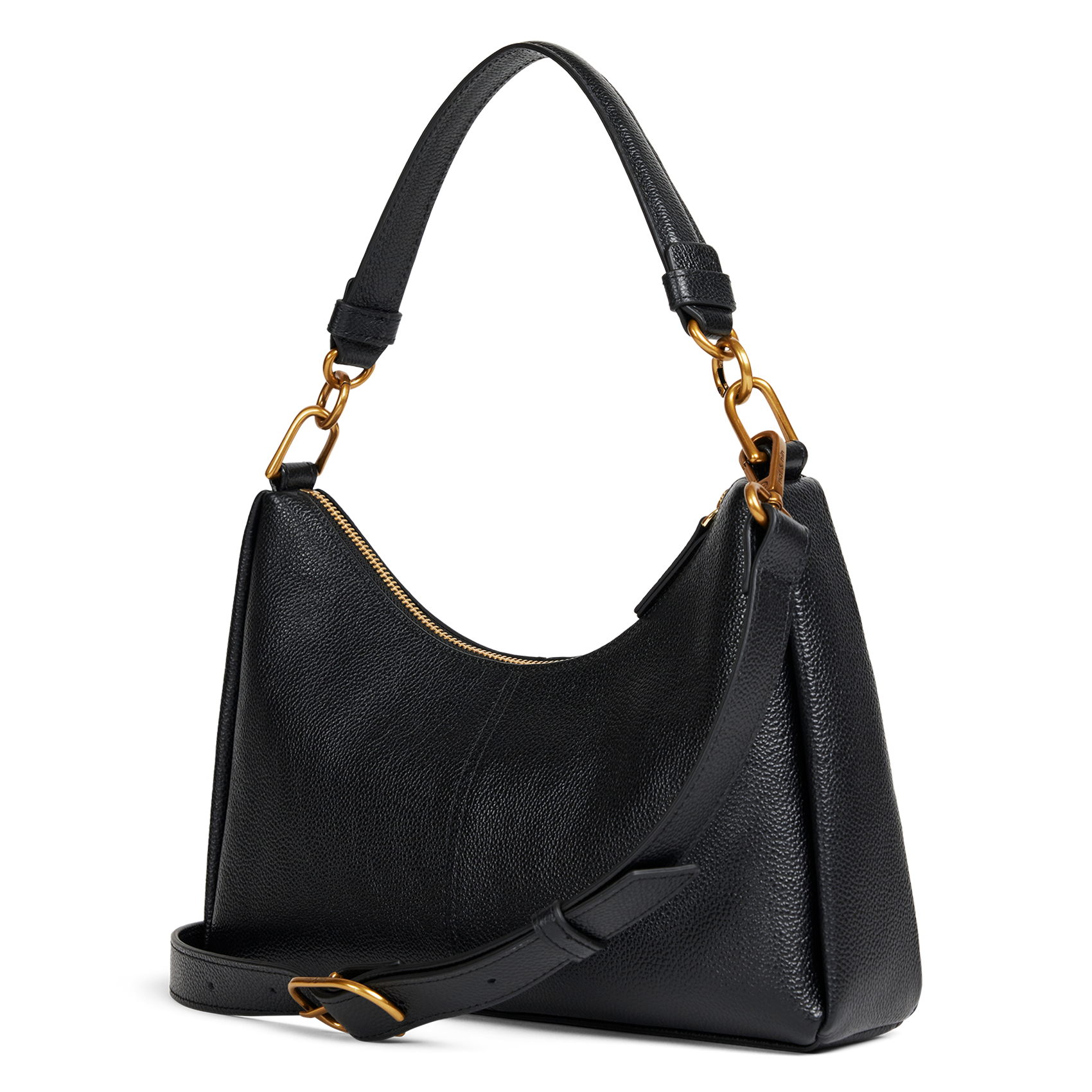 Lederhandtasche NAT & NIN Schwarz