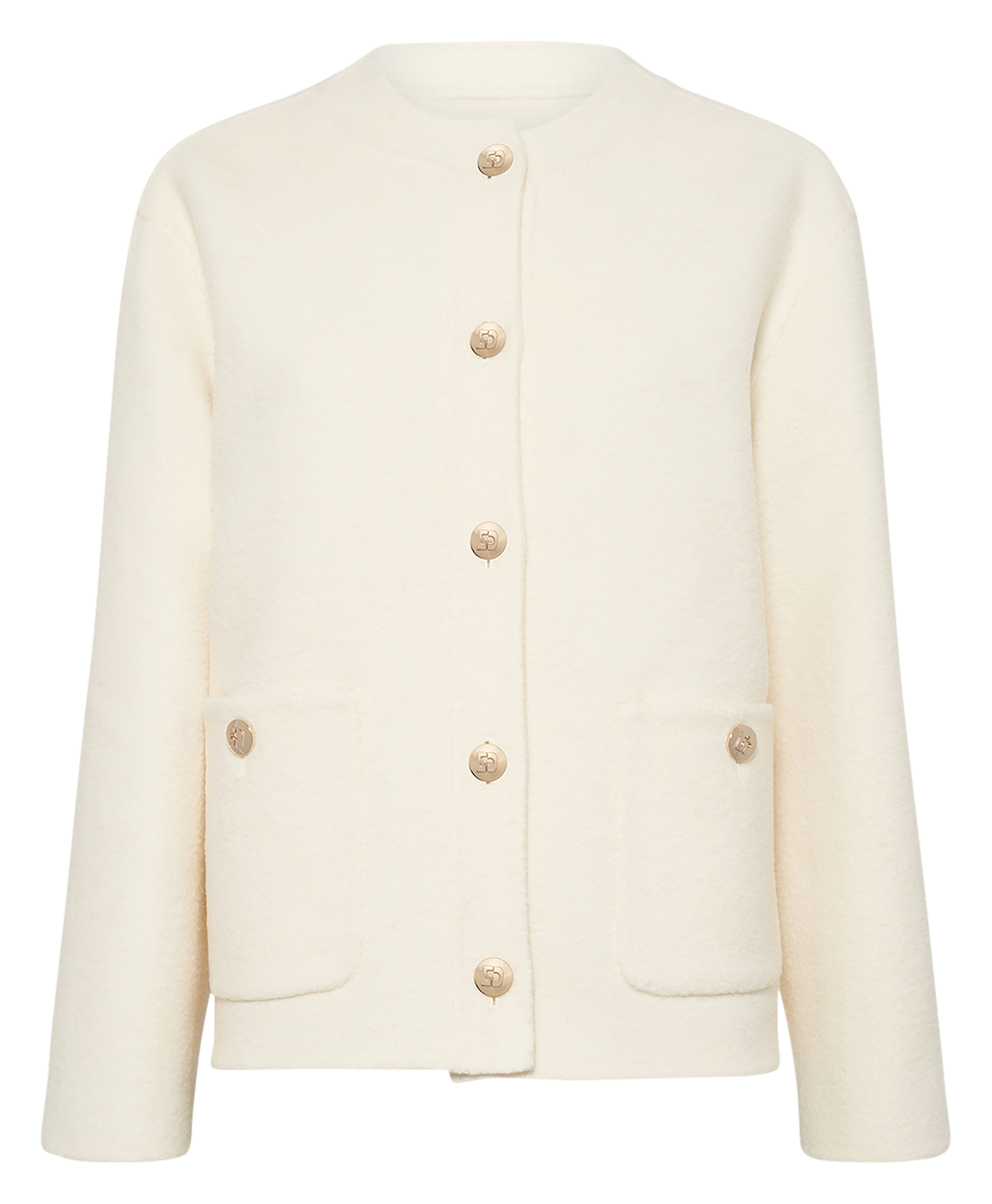 Veste droite en laine mélangée GERARD DAREL Beige