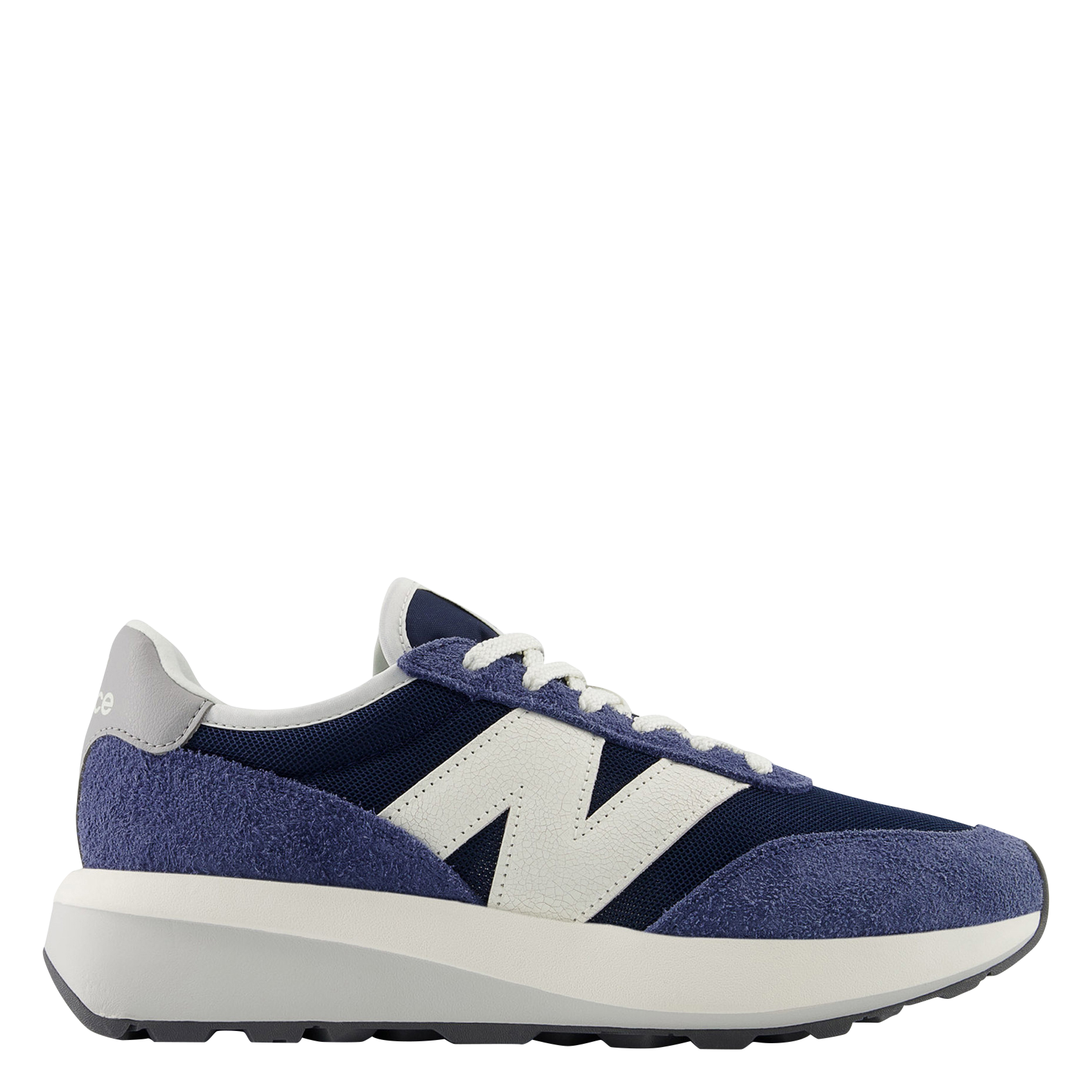 Low-top leather mix sneakers NEW BALANCE Blue